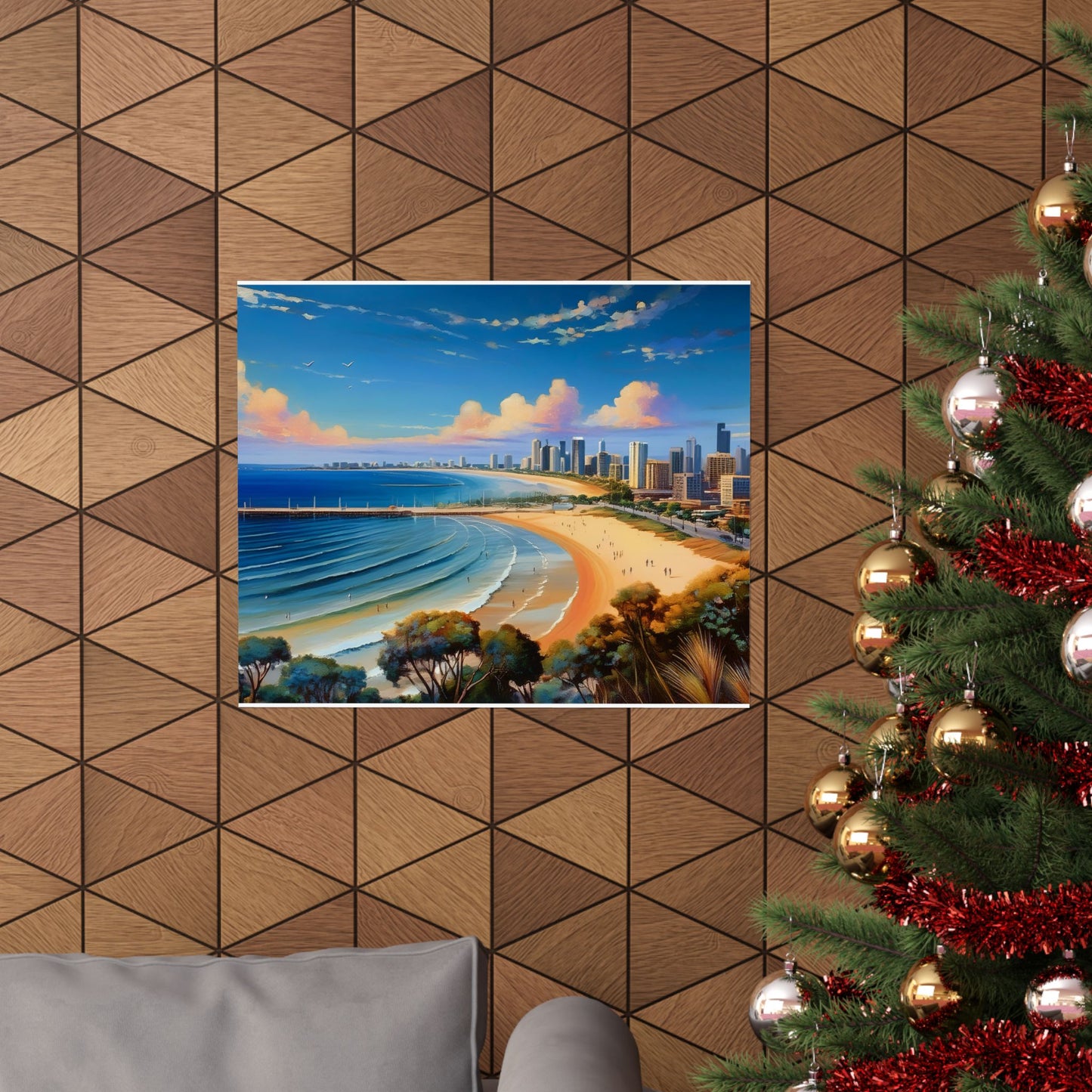 St Kilda Beach Australia Coastal Print | Style 1 | Wall Art | Wall Print