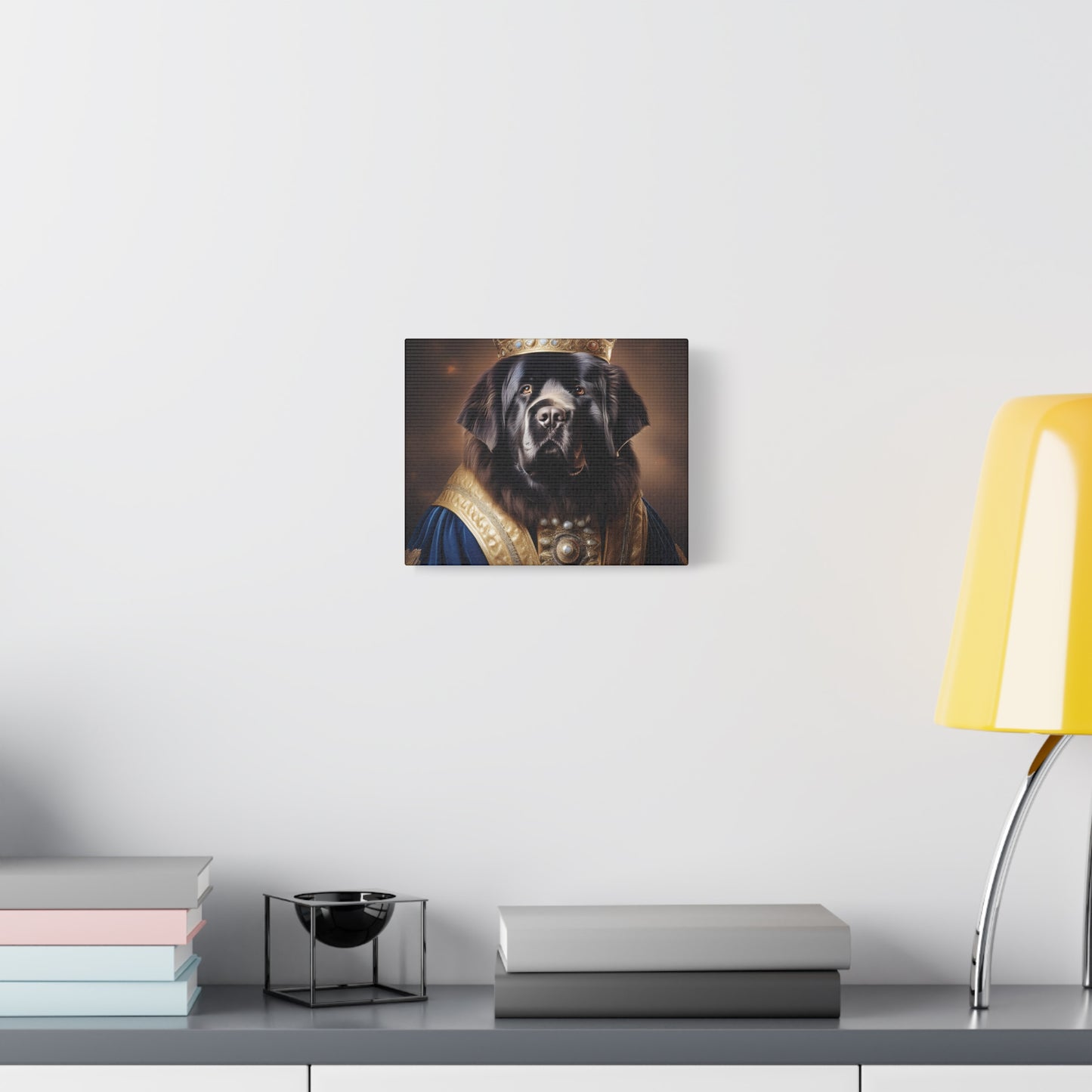 Newfoundland Renaissance Pet Portrait on Canvas | wall art | wall print