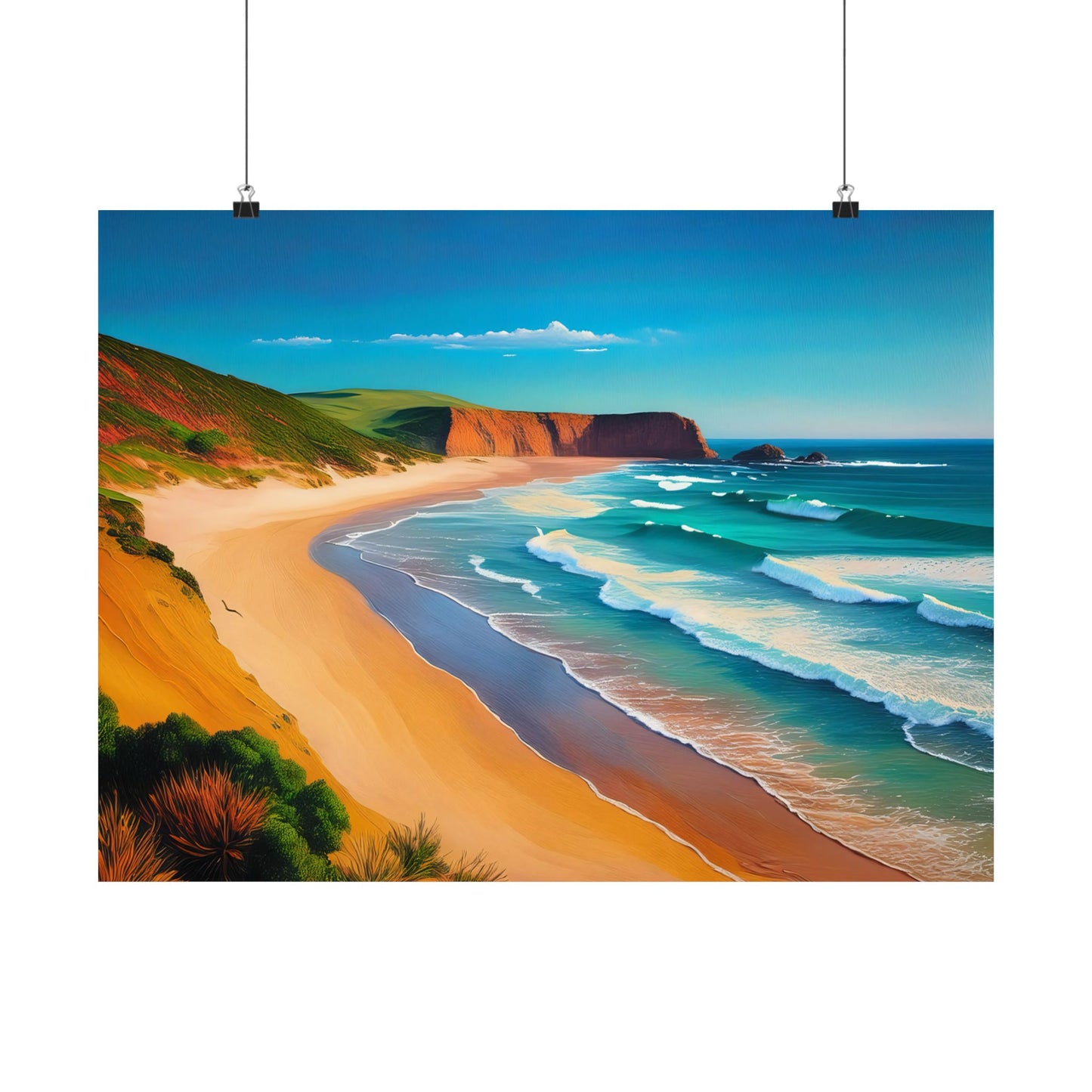 Bells Beach Australia Coastal Print | Style 1 | Wall Art | Wall Print