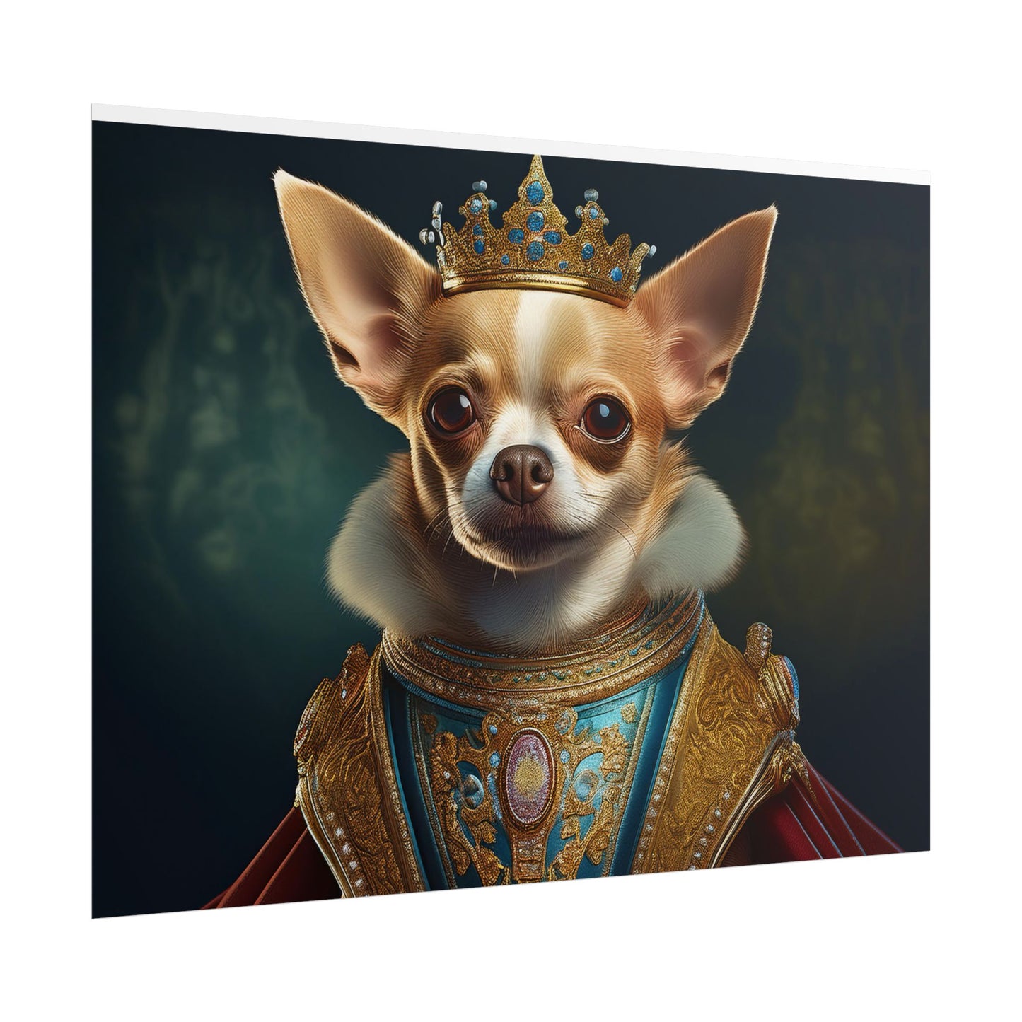 Chihuahua Dog Renaissance Pet Portrait Print | Wall print | Wall art