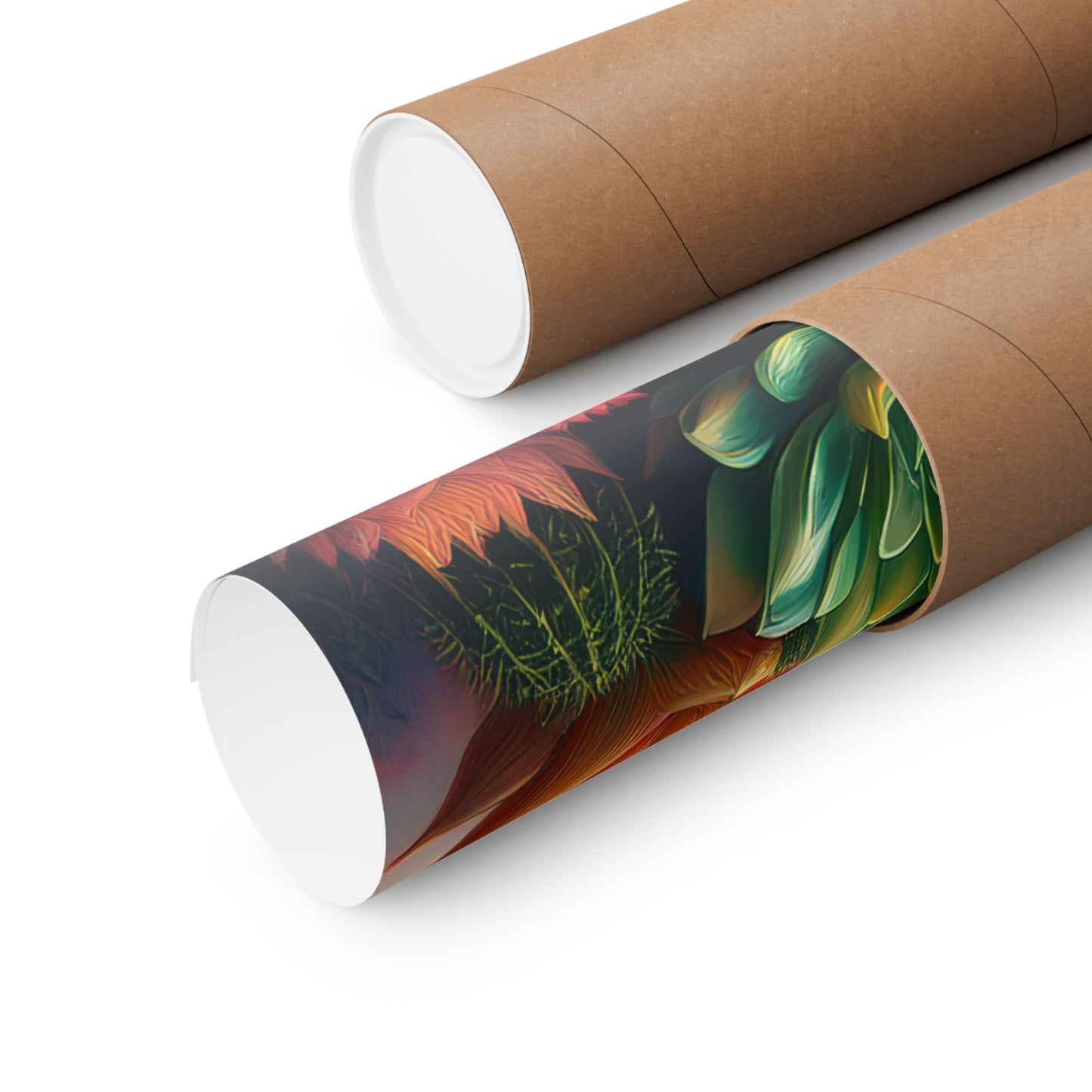 Abstract Cacti and Succulent Desert Garden Color Print | Wall Art | Wall Print