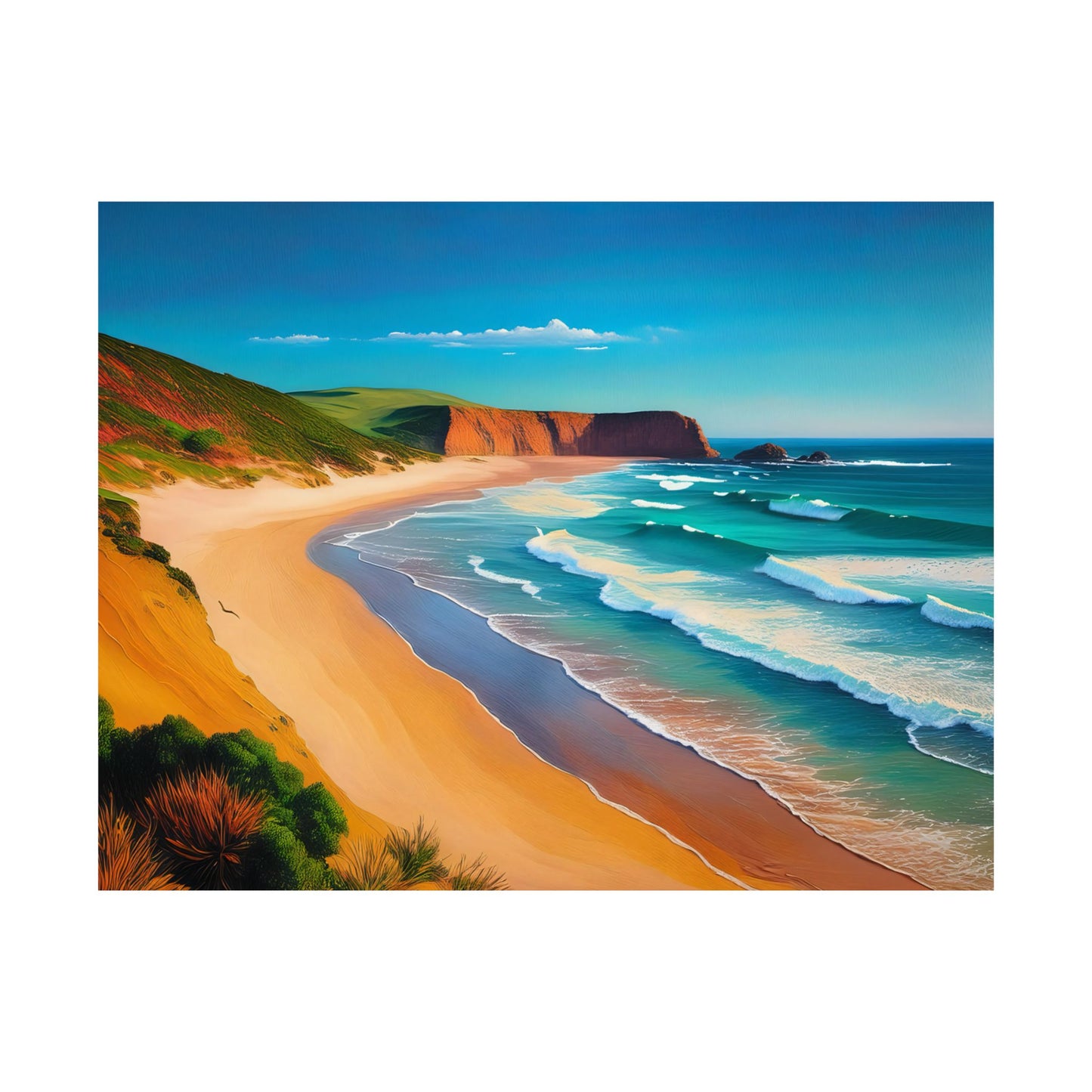 Bells Beach Australia Coastal Print | Style 1 | Wall Art | Wall Print