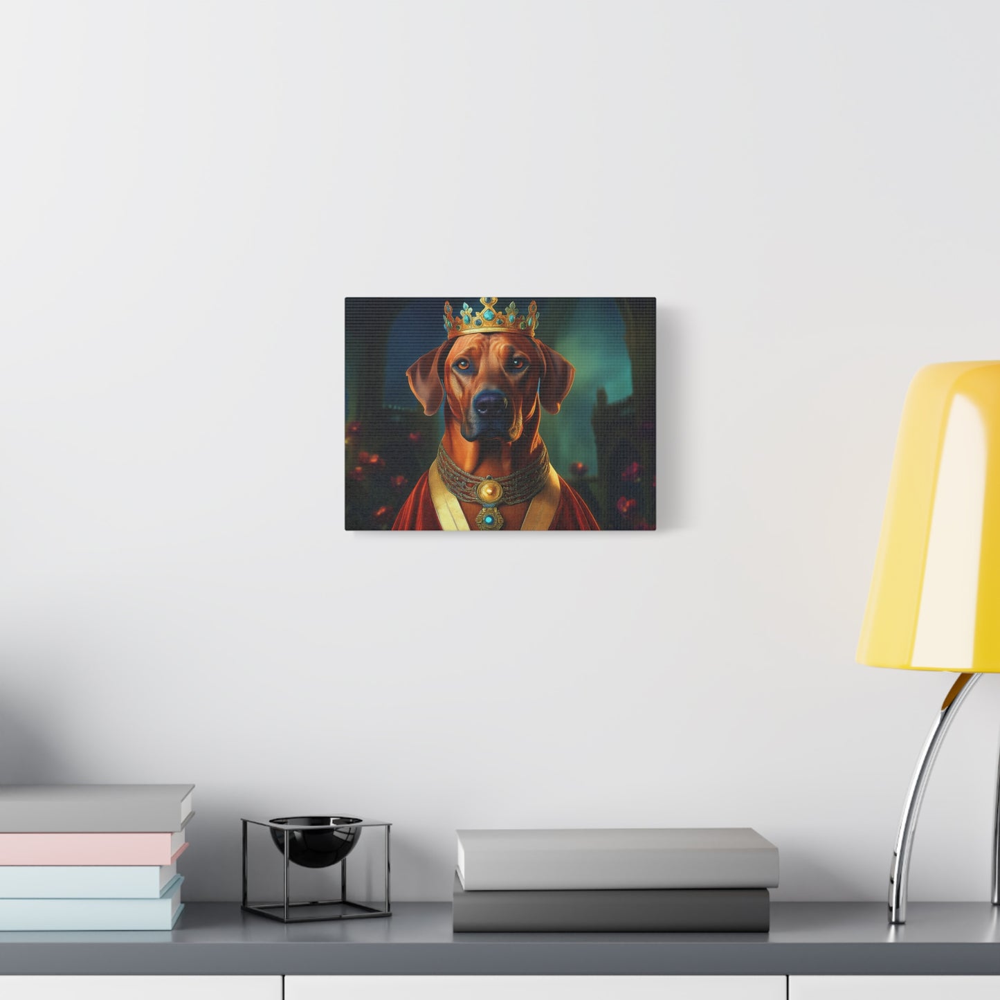 Rhodesian Ridgeback Renaissance Pet Portrait on Canvas, wall art, wall print, dog portrait, dog art