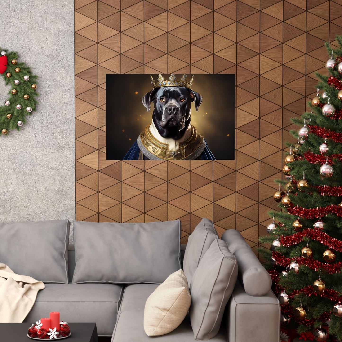 Cane Corso Renaissance Pet Portrait Print, Art Print, Wall Decor Gift, Animal Lover, Dog Wall Art, wall art, wall prints