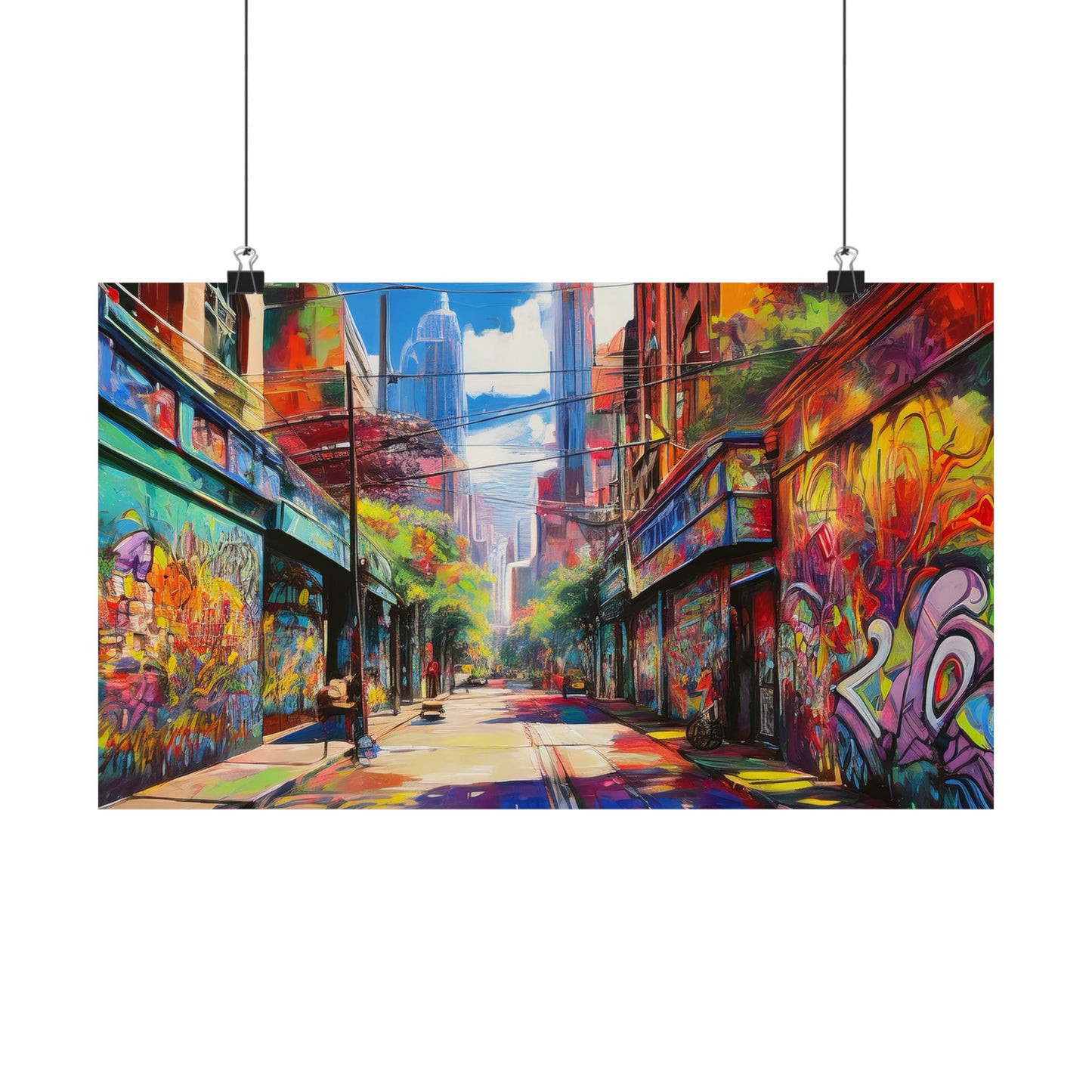 Melbourne Street Graffiti Australia Print | Style 2 | Wall Art | Wall Print