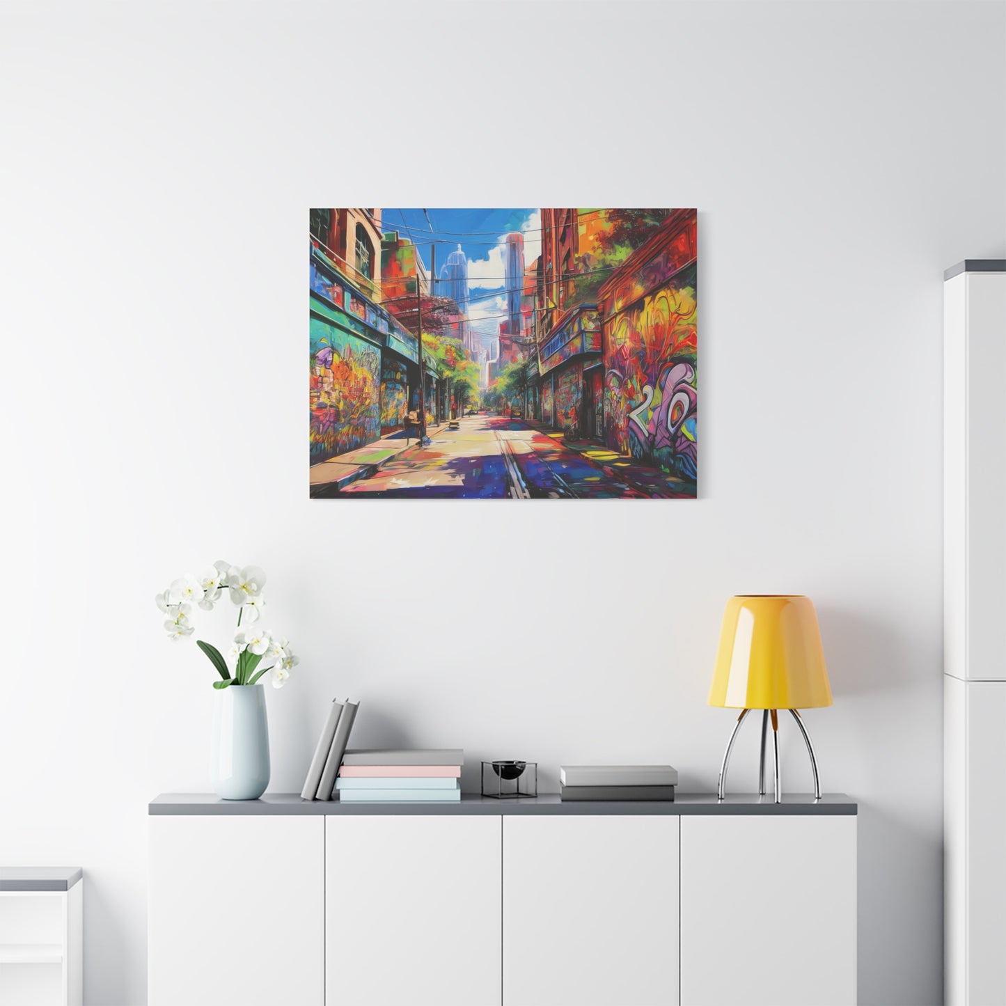 Melbourne Street Graffiti Australia on Canvas | Style 2 | Wall Art | Wall Print