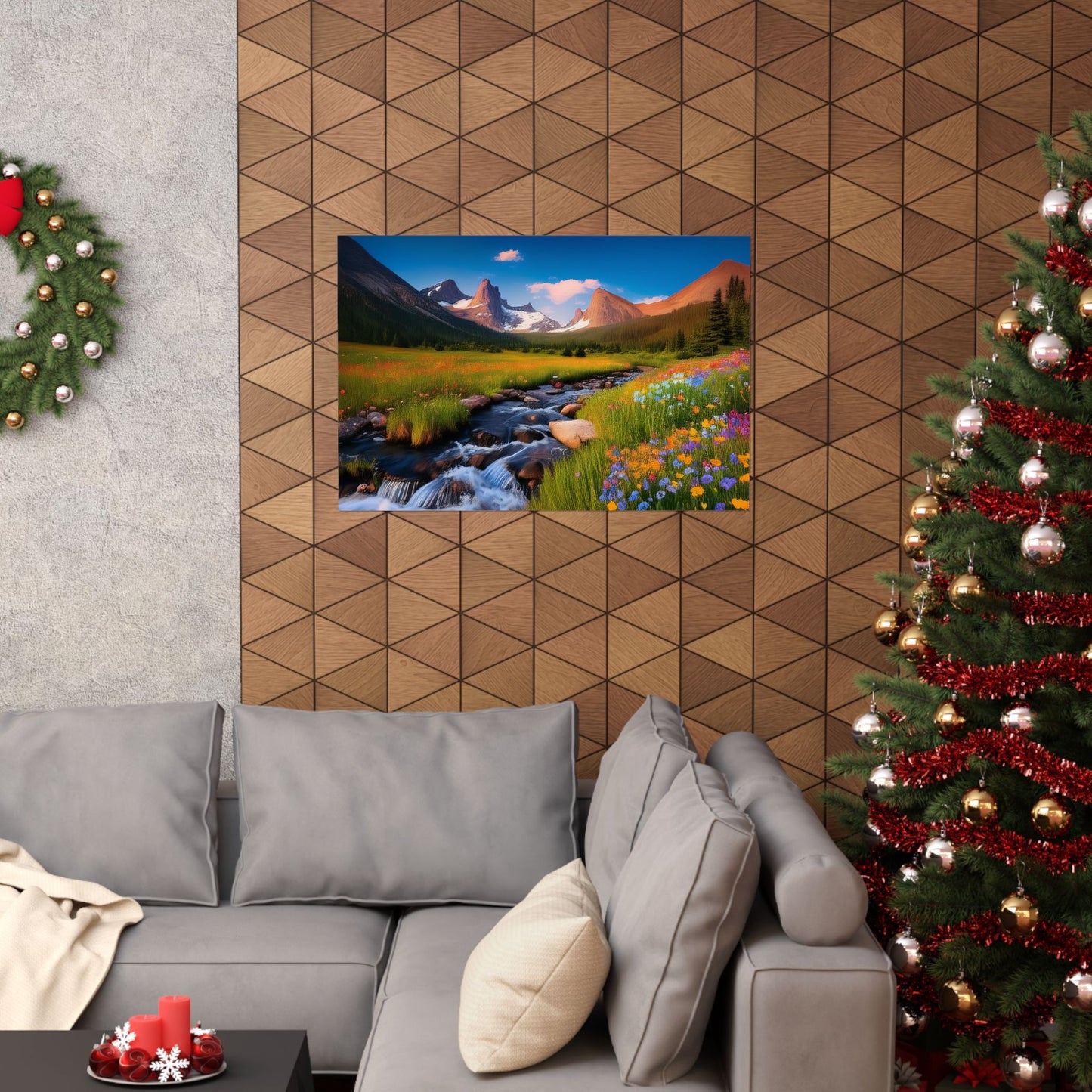 Rocky Mountains Mountain Flora Art Print | Wall Art | Wall Print | Mountains Wall Art