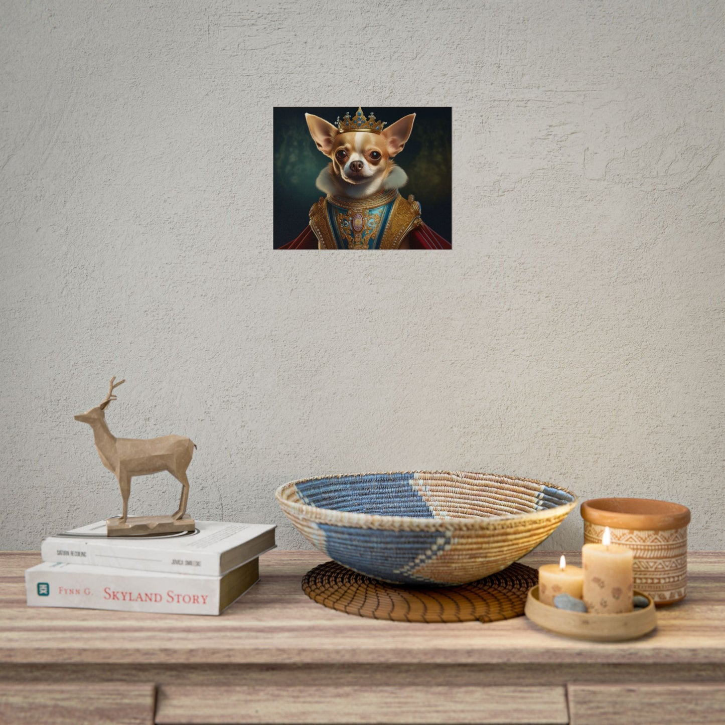 Chihuahua Dog Renaissance Pet Portrait Print | Wall print | Wall art