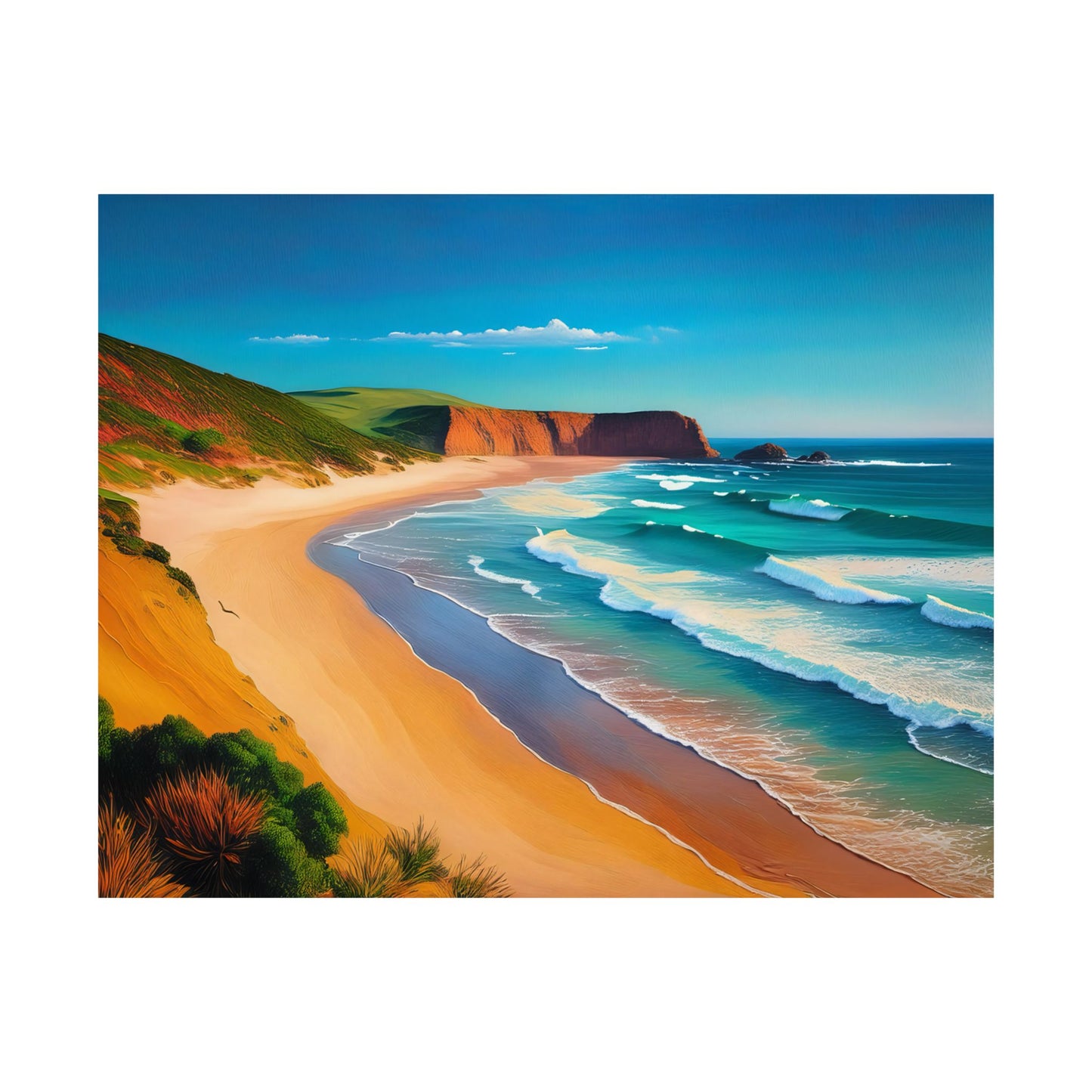 Bells Beach Australia Coastal Print | Style 1 | Wall Art | Wall Print