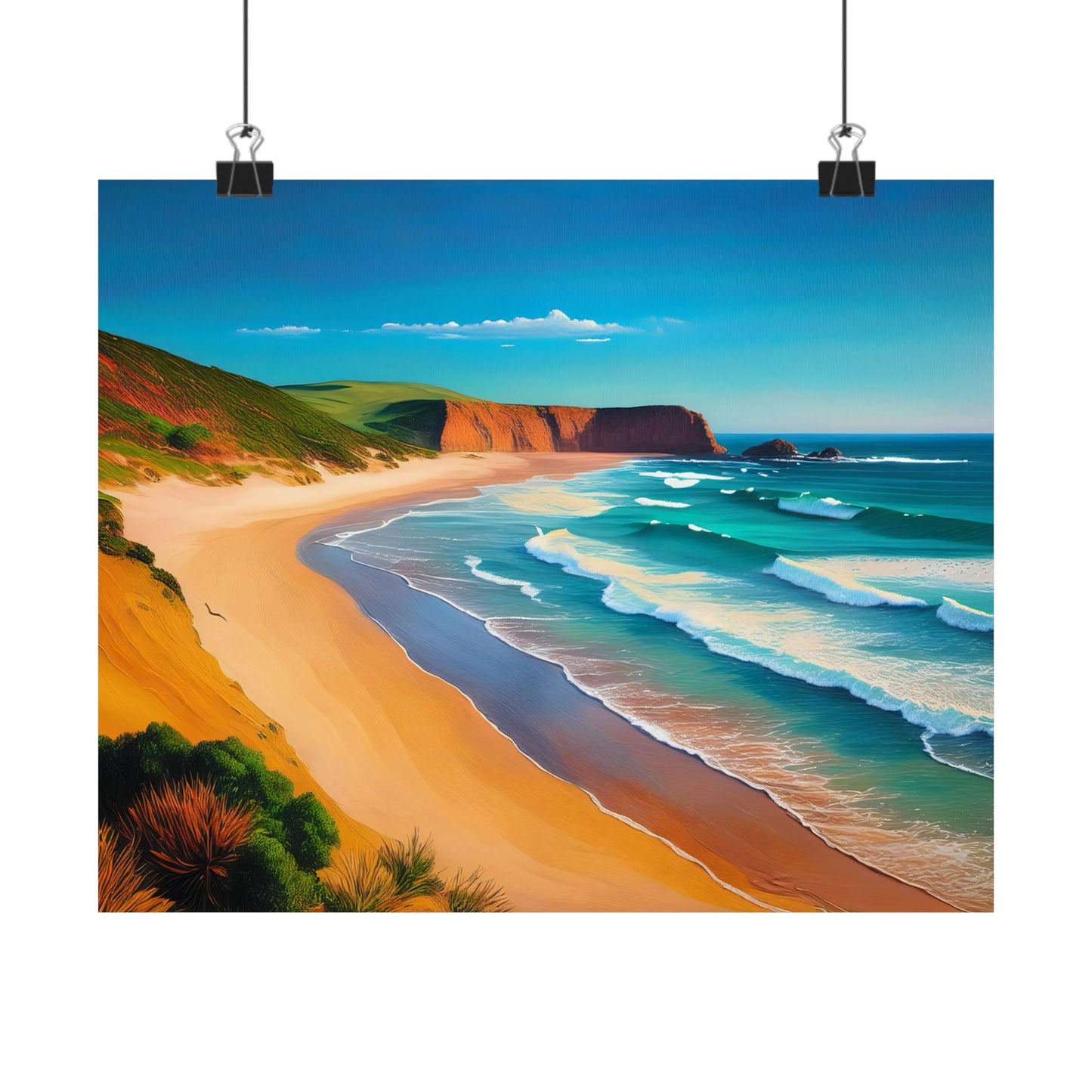 Bells Beach Australia Coastal Print | Style 1 | Wall Art | Wall Print
