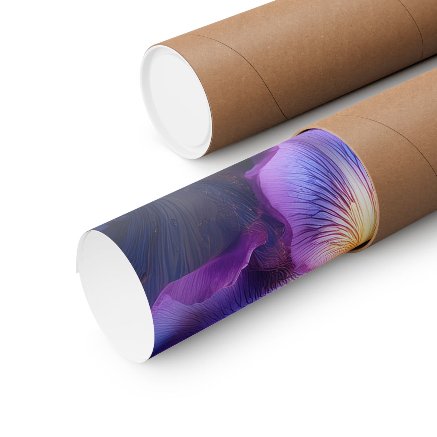 Abstract Floral Iris Wall Art Print | Style 4 | Wall Print | Botanical Wall Art