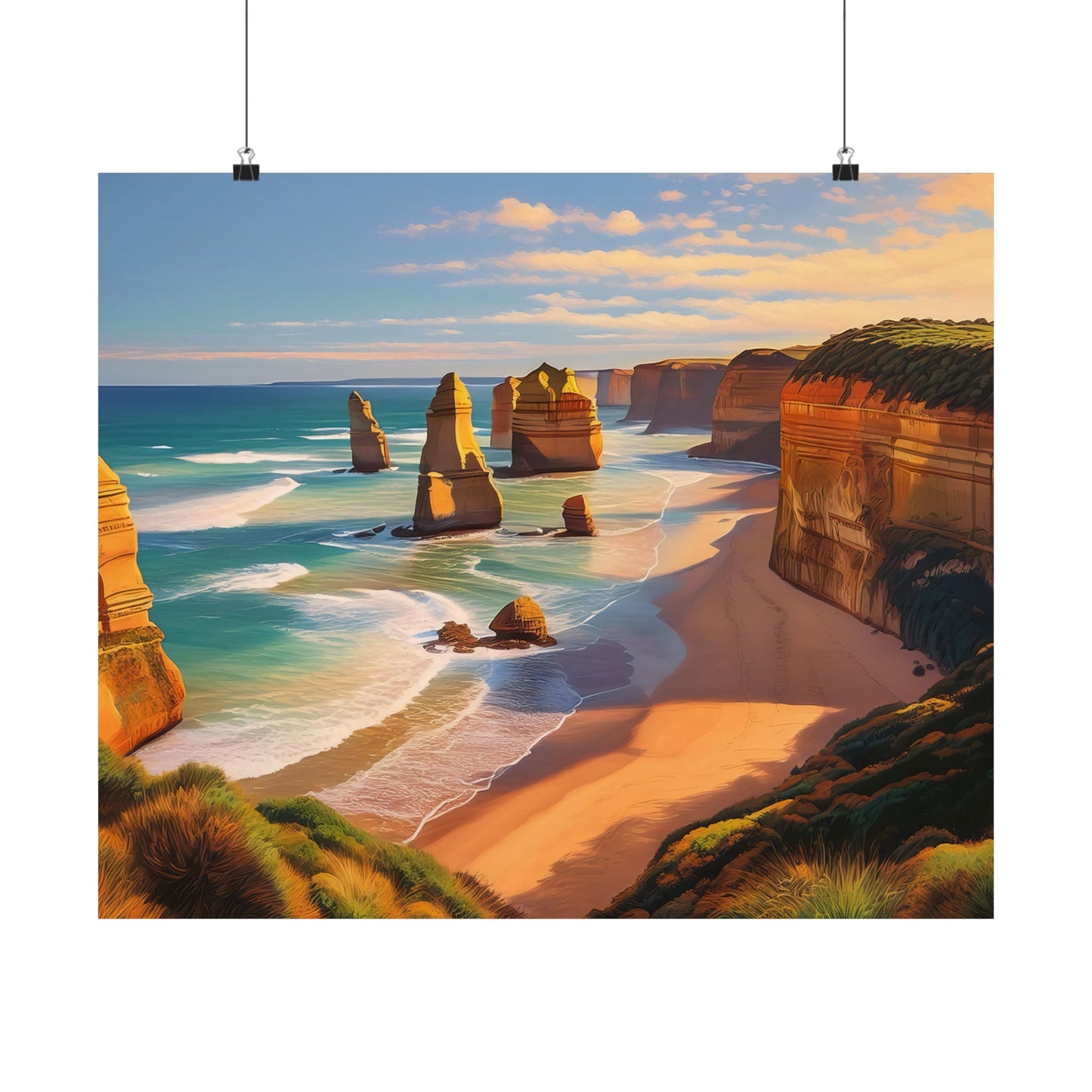Twelve Apostles Australia Coastal Print | Style 1 | Wall Art | Wall Print