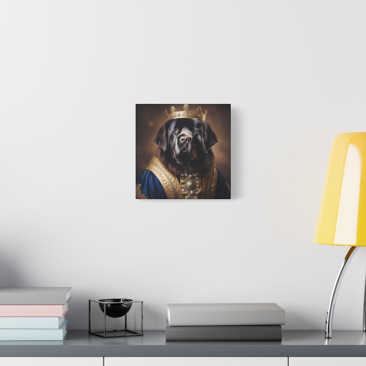 Newfoundland Renaissance Pet Portrait on Canvas | wall art | wall print