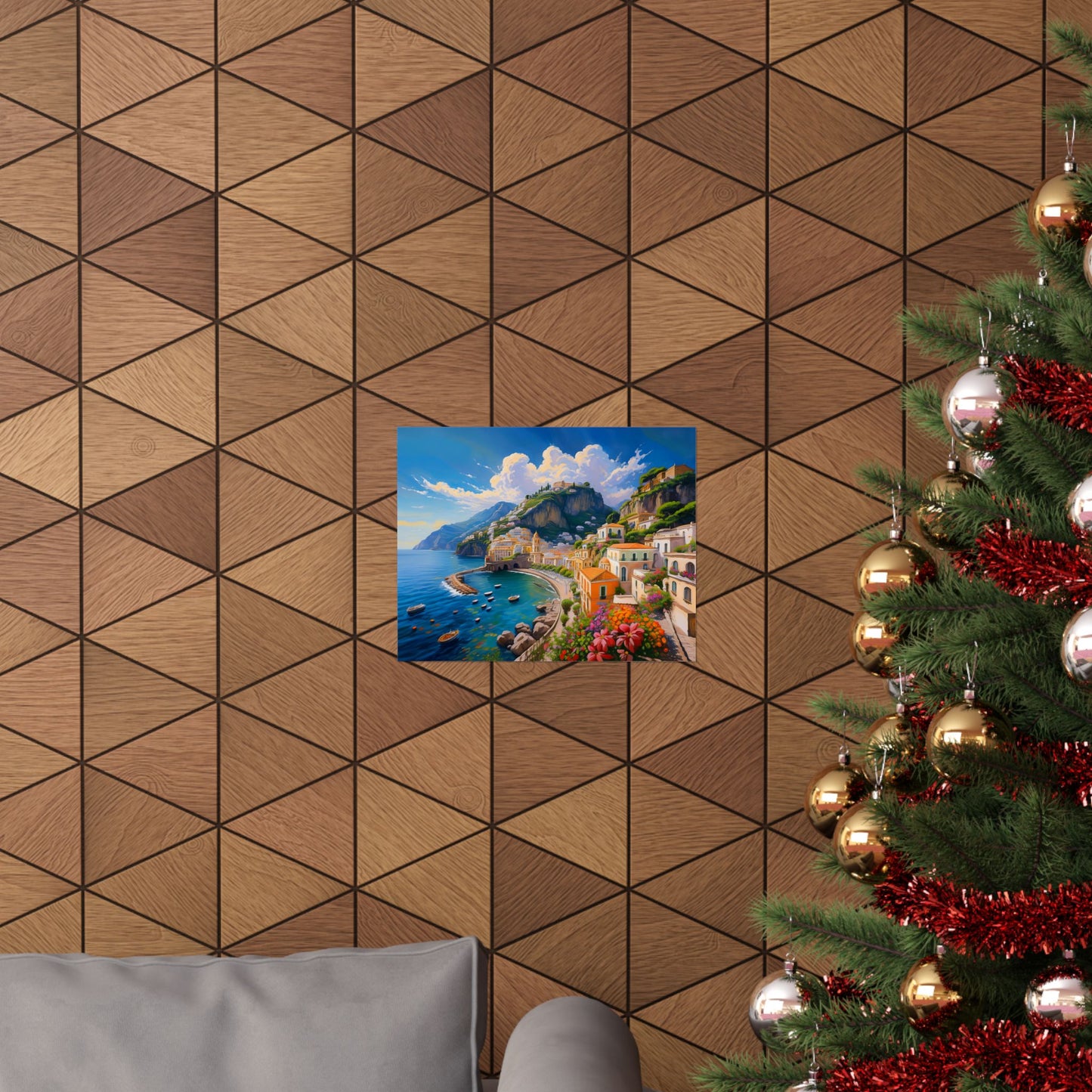 Amalfi Coast Italy Coastal Print | Style 2 | Wall Art | Wall Print
