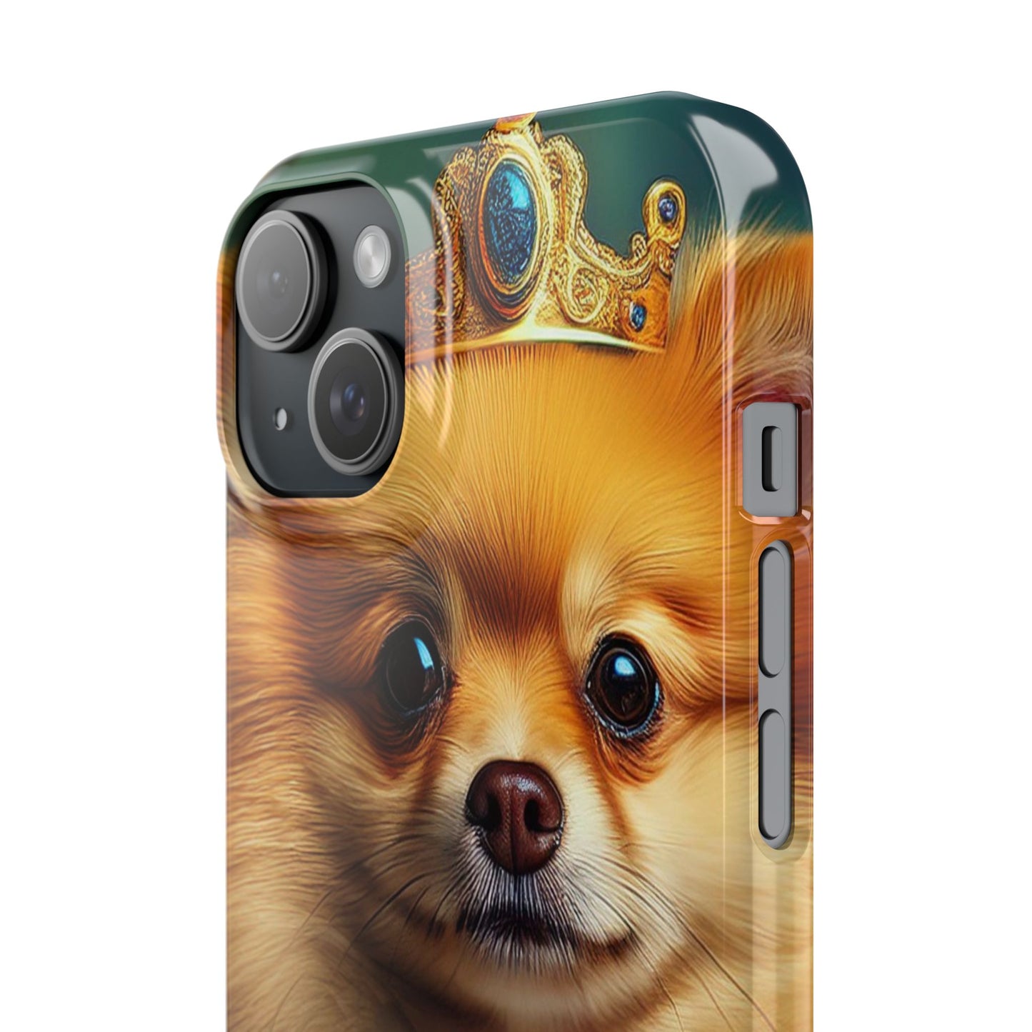 Pomeranian Renassaince Dog Portrait Slim Phone Case
