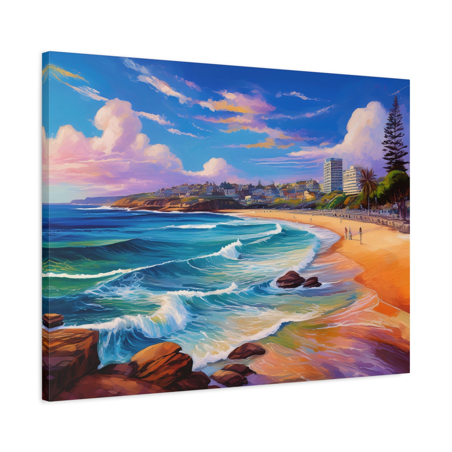 Coogee Beach Australia Coastal Canvas Art | Style 1 | Wall Art | Wall Print
