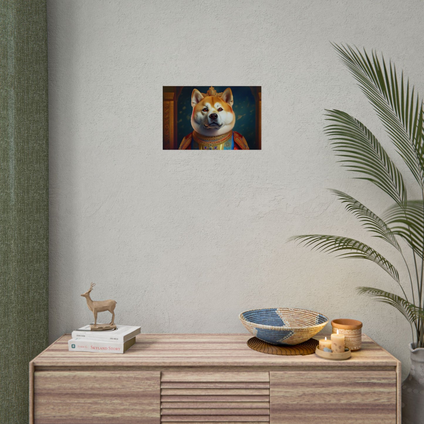 Shiba Dog Renaissance Portrait Print, Art Print, Wall Decor Gift, Animal Lover Home Decor, wall prints, wall art