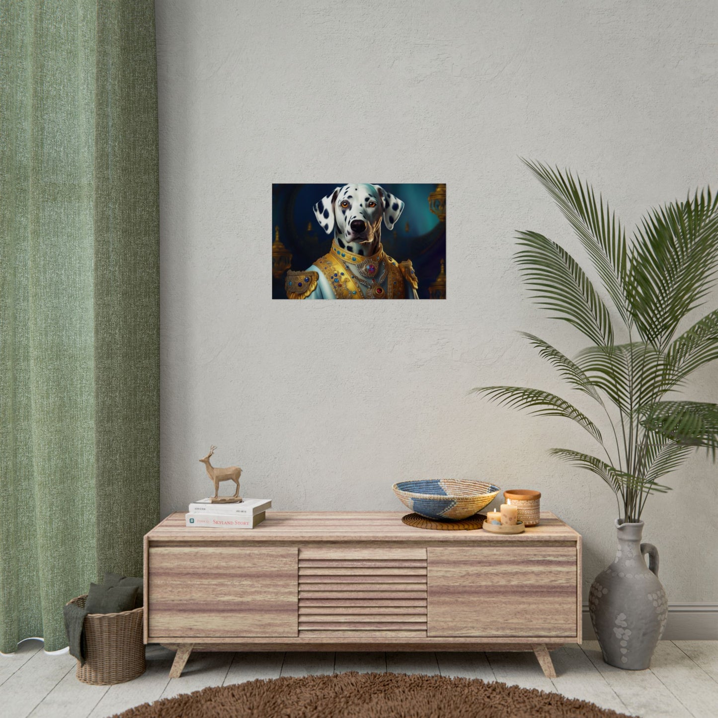 Dalmation Dog Renaissance Pet Portrait Wall Print | Art Print | Wall Art | Dog Art
