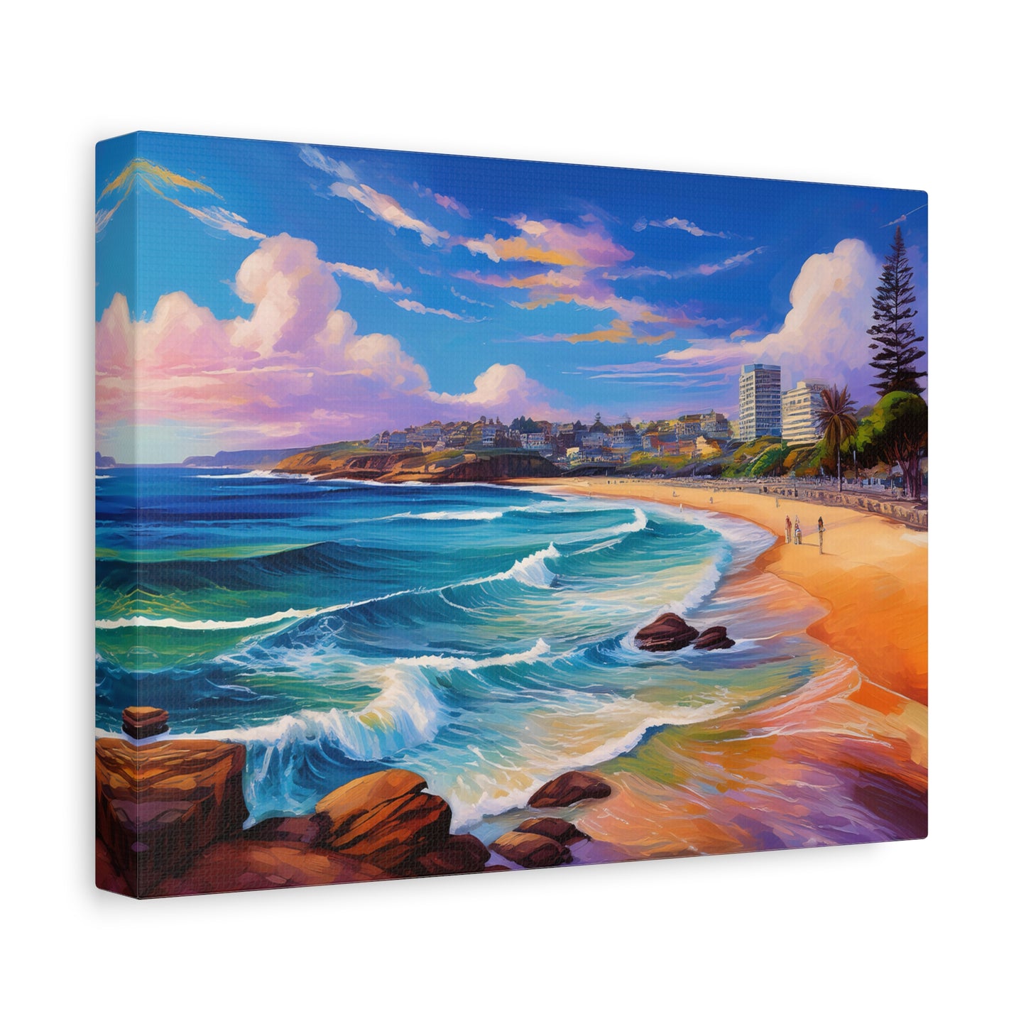 Coogee Beach Australia Coastal Canvas Art | Style 1 | Wall Art | Wall Print