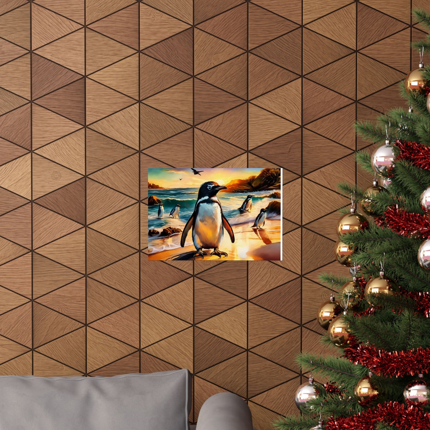 Phillip Island Little Penguins Australia Wall Art | Vibrant Wall Print | Unique Painting Print | Style 3 | Wall Art | Wall Print