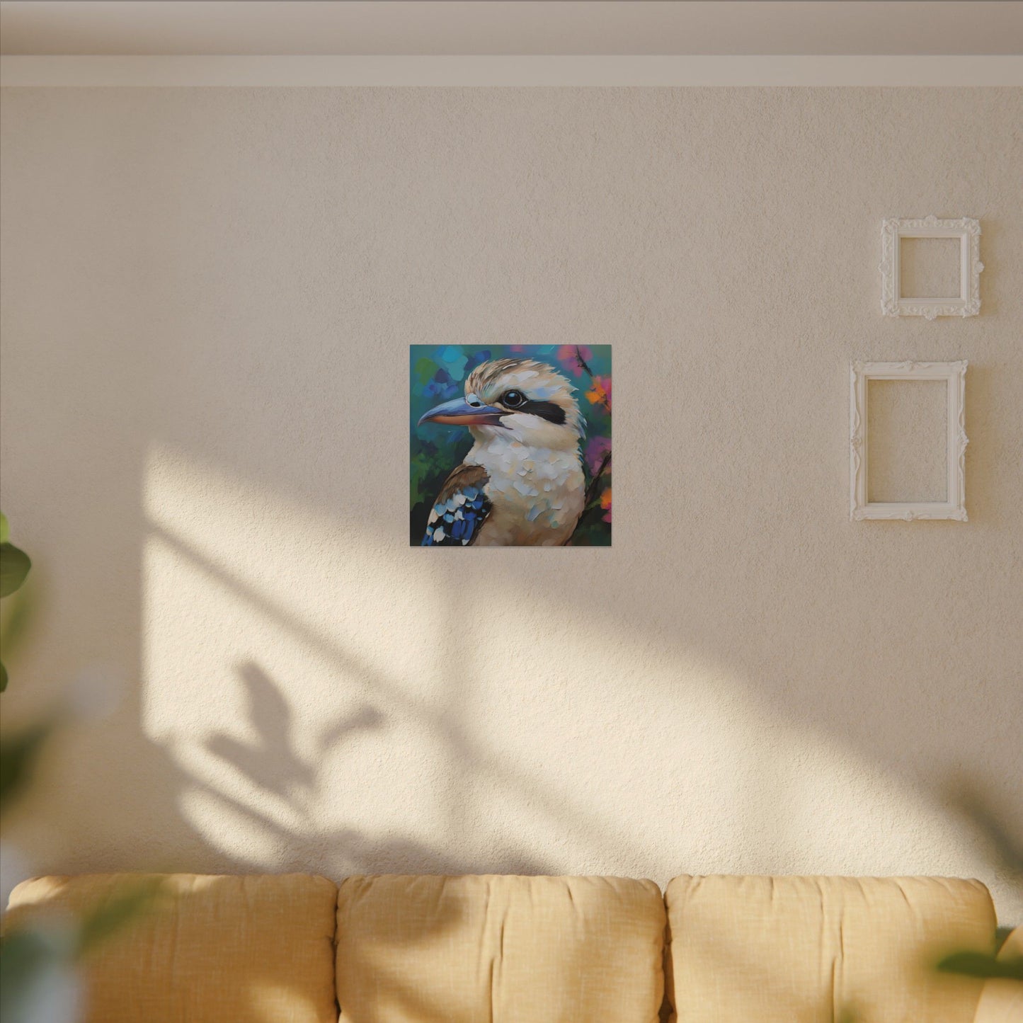 Vibrant Kookaburra Australia Bird Canvas Print, Nature Lover Gift, Wall Print, Australia Art, Bird Art