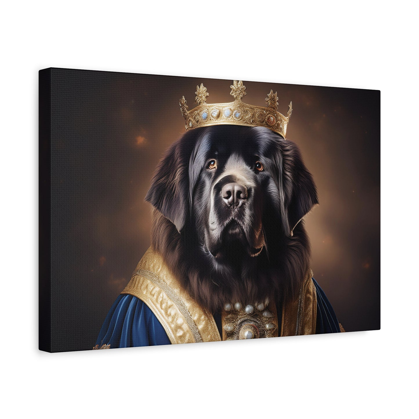 Newfoundland Renaissance Pet Portrait on Canvas | wall art | wall print