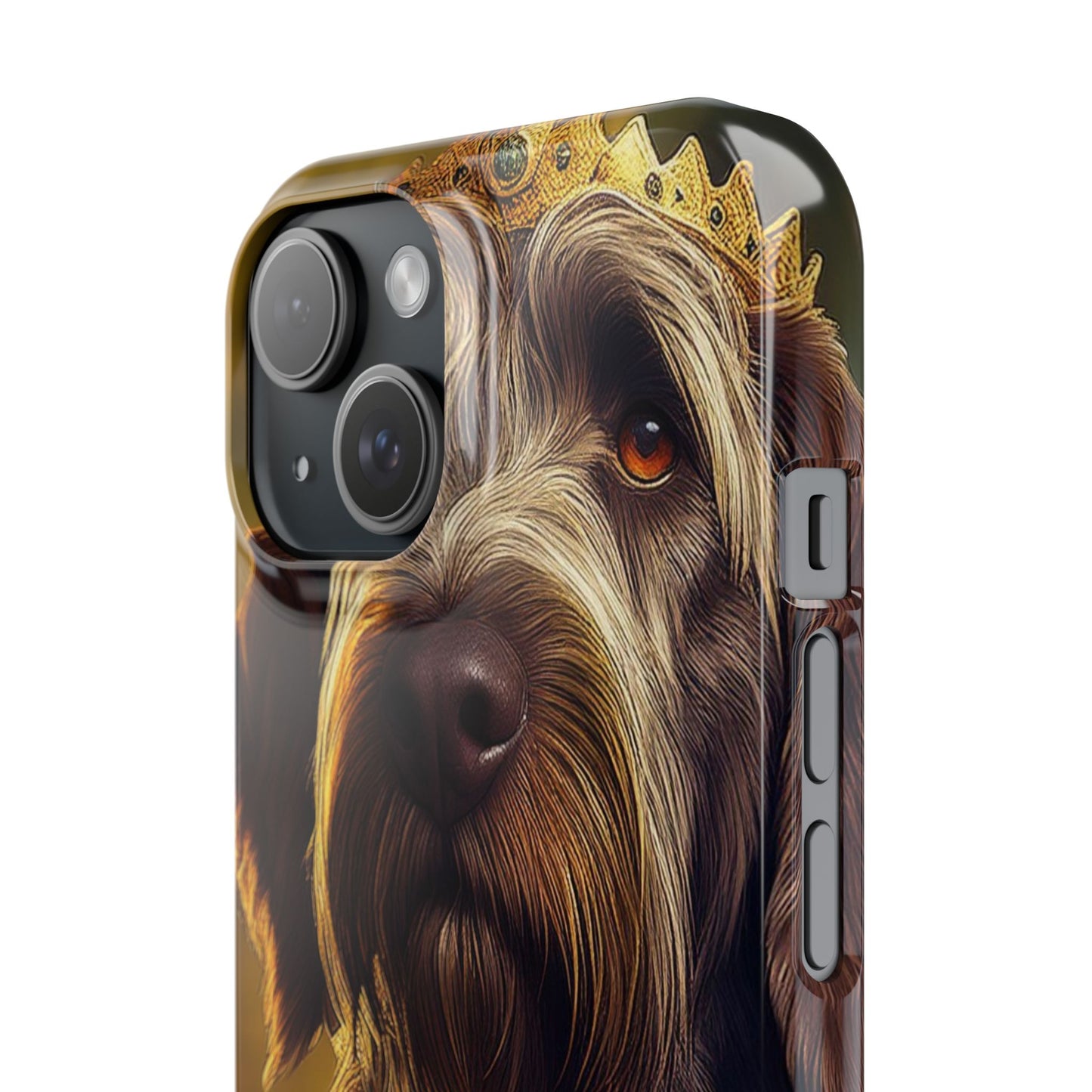 Wirehaired Pointing Griffon Renassaince Dog Portrait Slim Phone Case