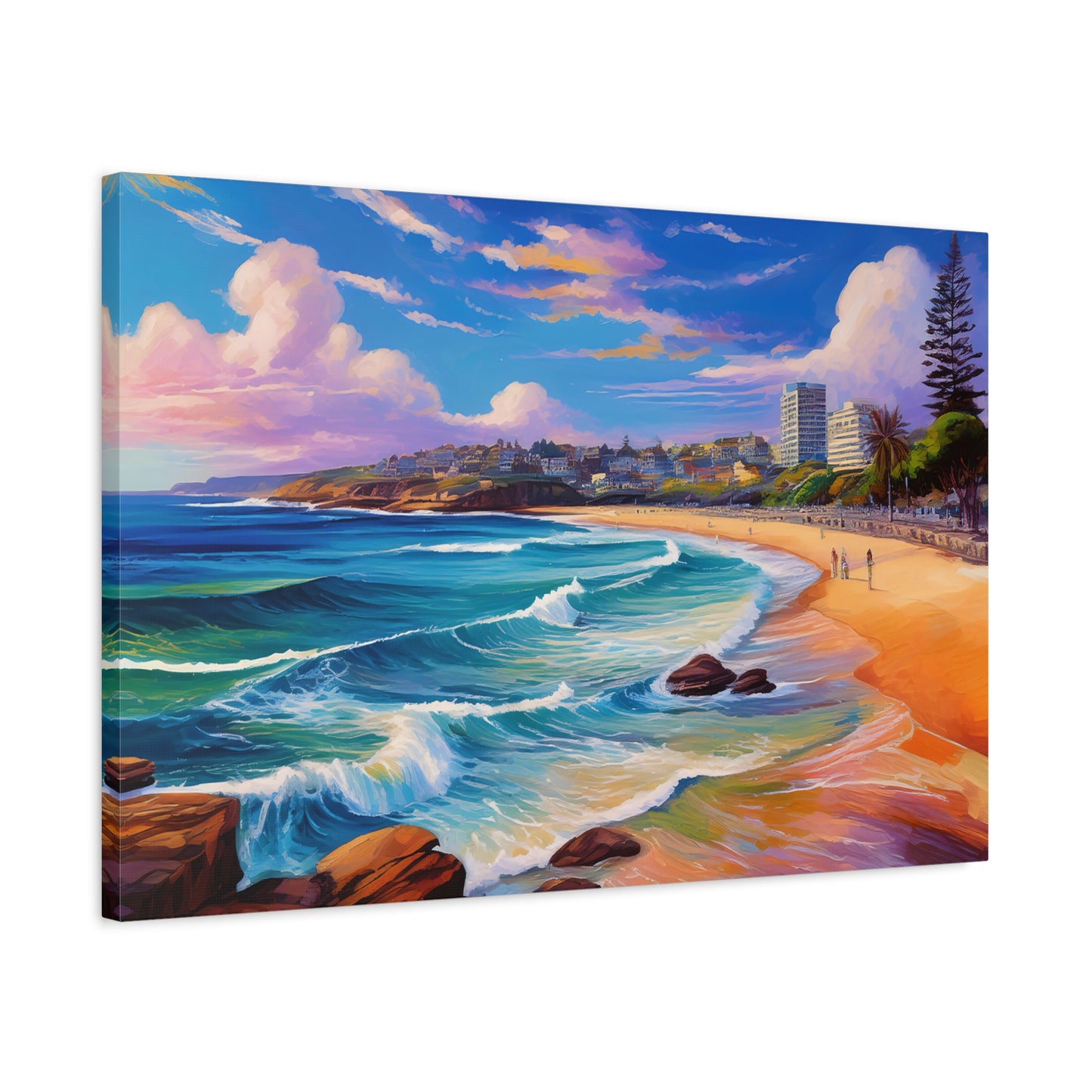 Coogee Beach Australia Coastal Canvas Art | Style 1 | Wall Art | Wall Print
