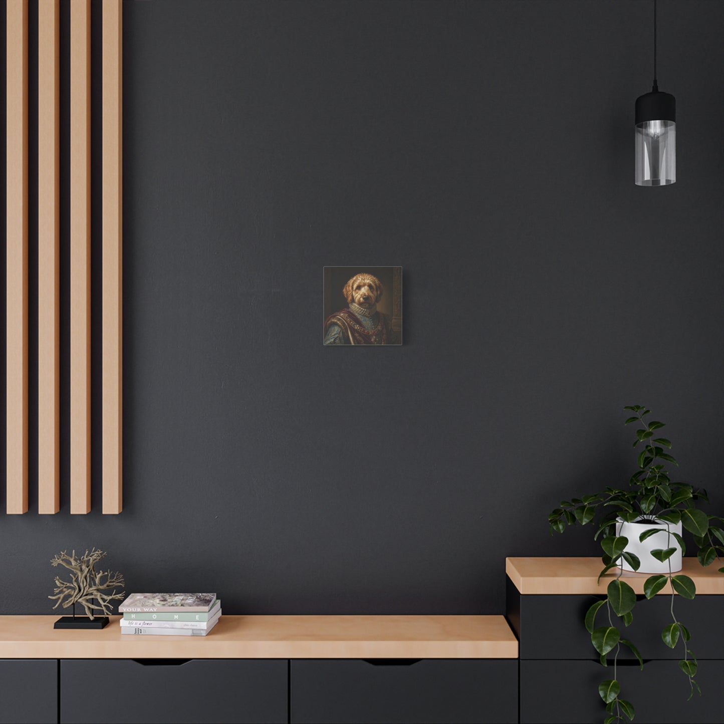 Labradoodle Renaissance Pet Portrait Canvas, Dog Wall Art, Home Décor, Pet Lovers Gift, Animal Artwork, Canine Decor