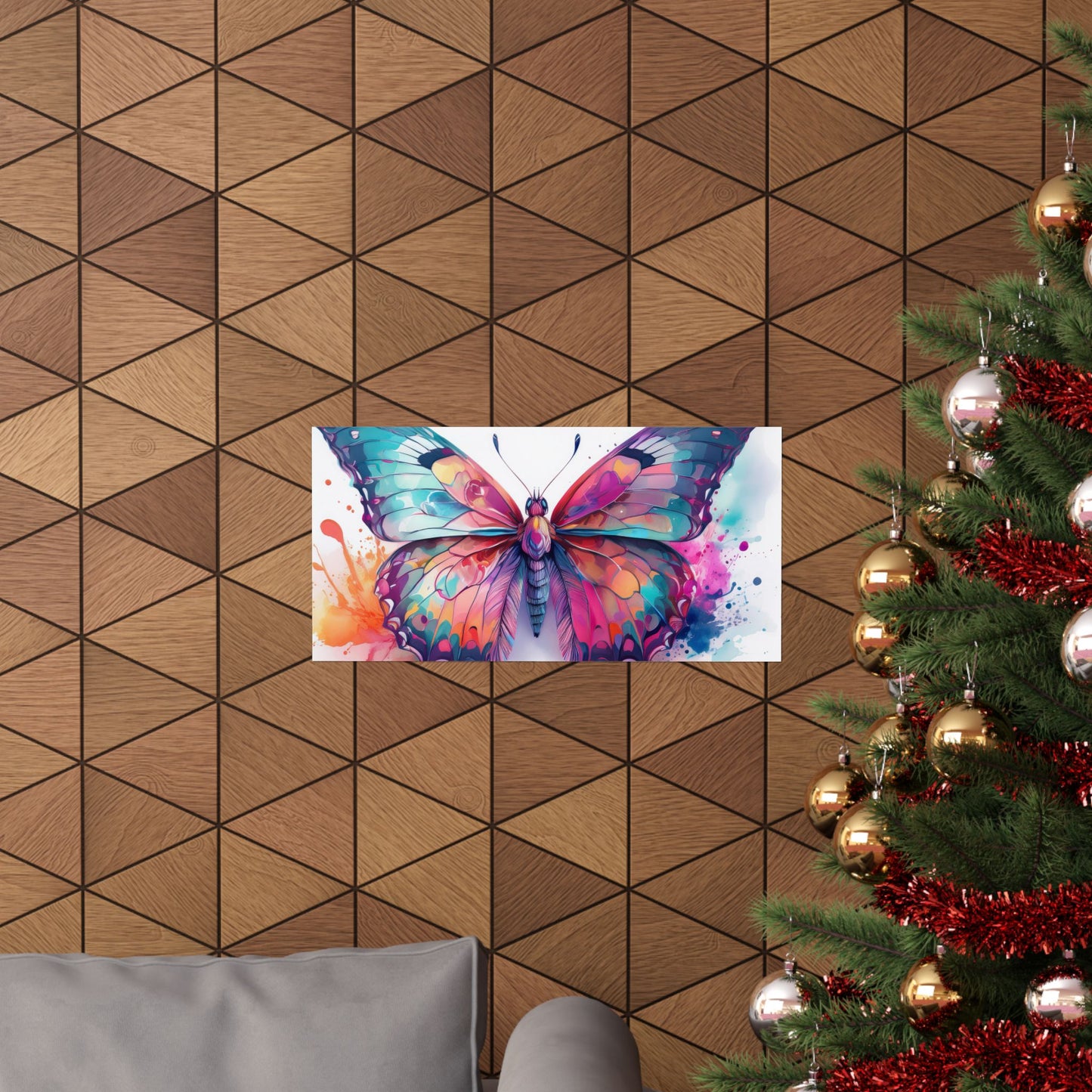 Colorful Butterfly Alcohol Ink Wall Art | Butterfly wall art | Wall Art | Wall Print