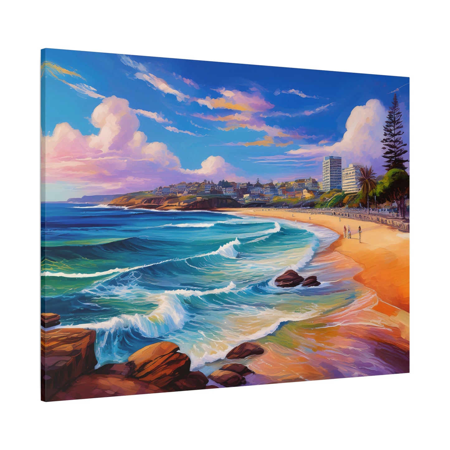 Coogee Beach Australia Coastal Canvas Art | Style 1 | Wall Art | Wall Print