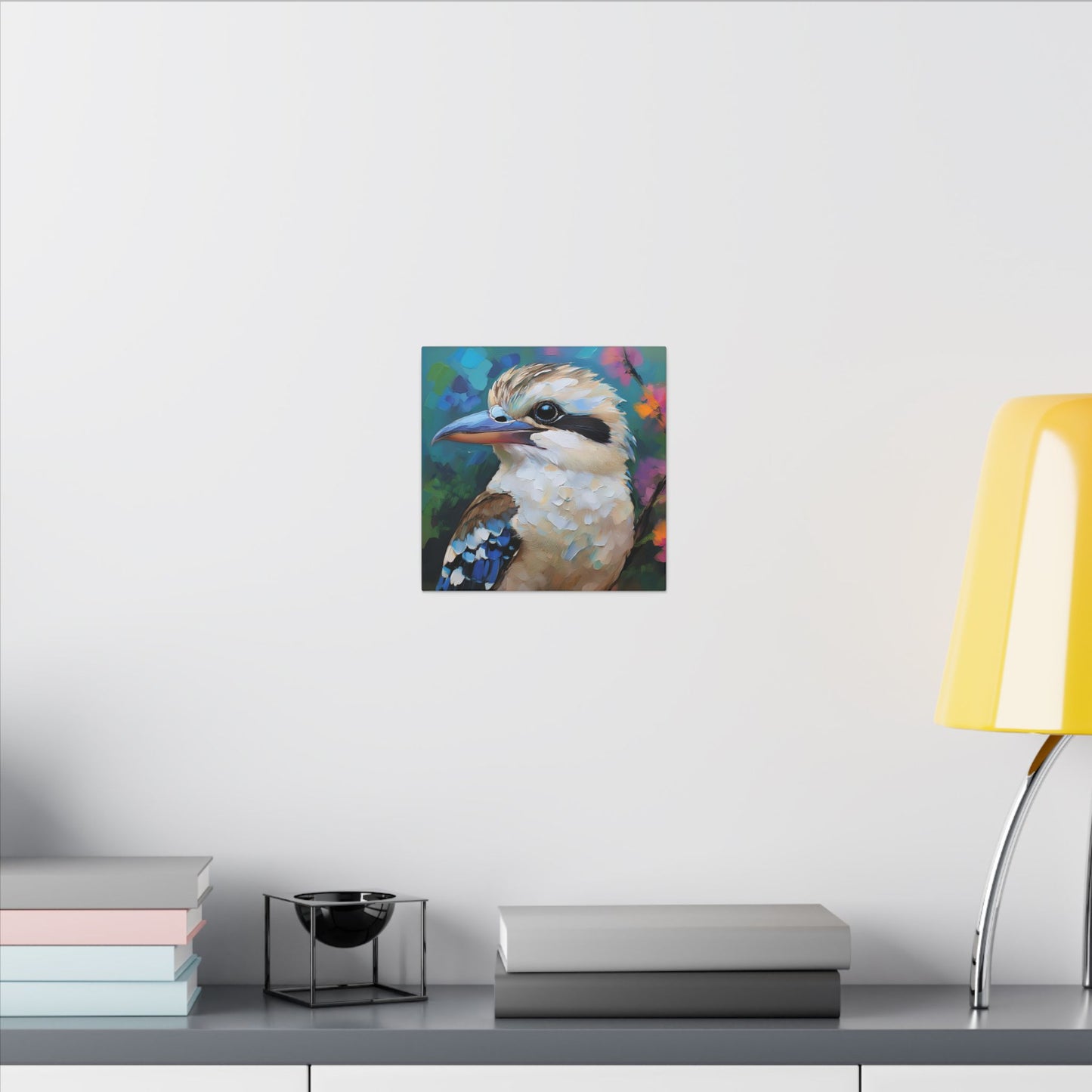 Vibrant Kookaburra Australia Bird Canvas Print, Nature Lover Gift, Wall Print, Australia Art, Bird Art