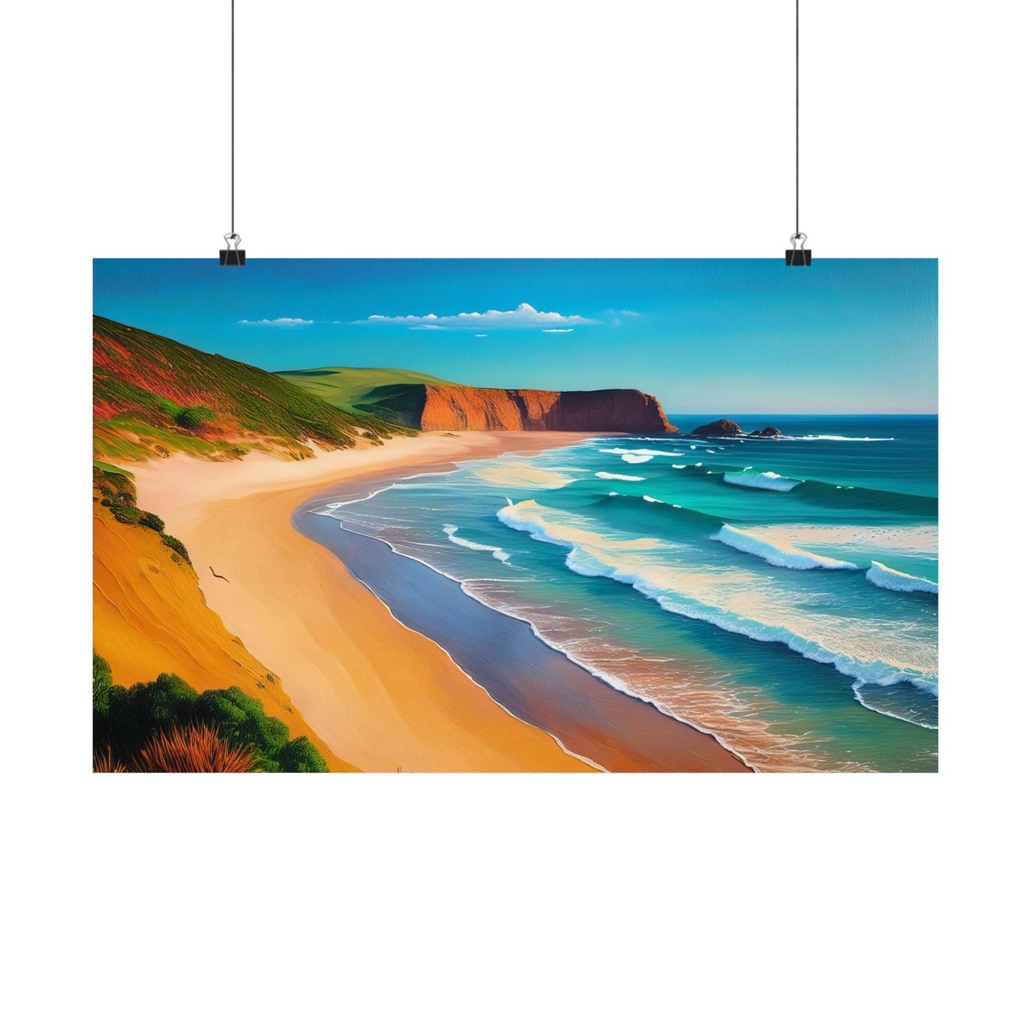 Bells Beach Australia Coastal Print | Style 1 | Wall Art | Wall Print