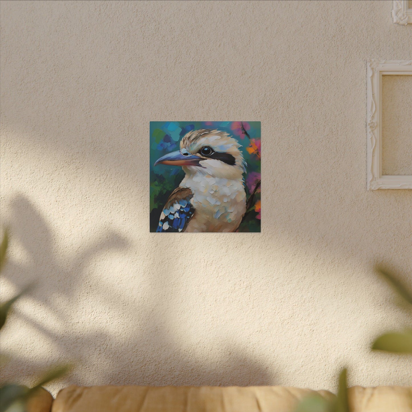 Vibrant Kookaburra Australia Bird Canvas Print, Nature Lover Gift, Wall Print, Australia Art, Bird Art