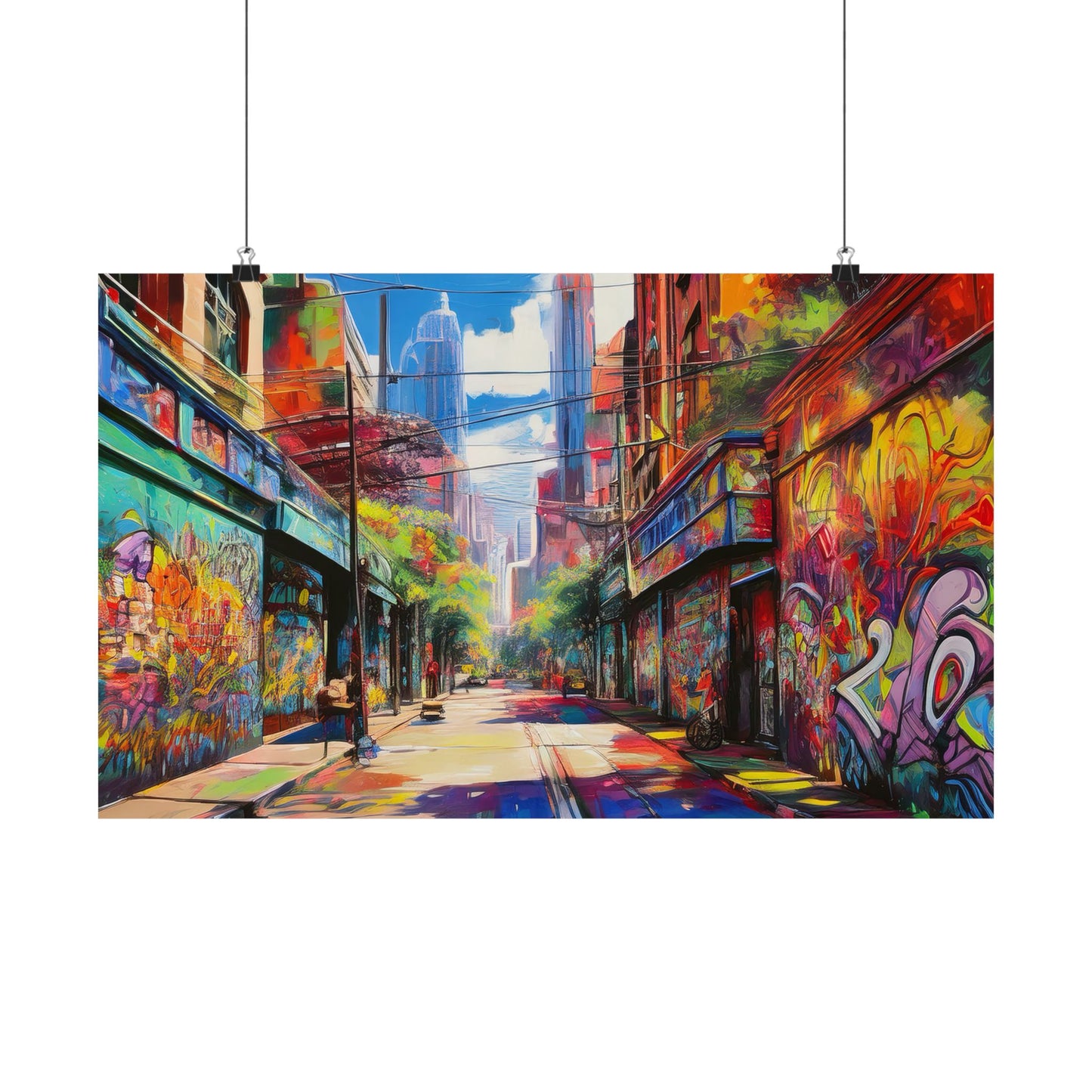 Melbourne Street Graffiti Australia Print | Style 2 | Wall Art | Wall Print