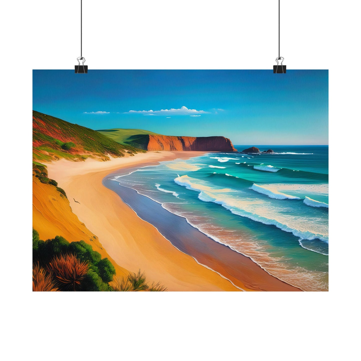 Bells Beach Australia Coastal Print | Style 1 | Wall Art | Wall Print