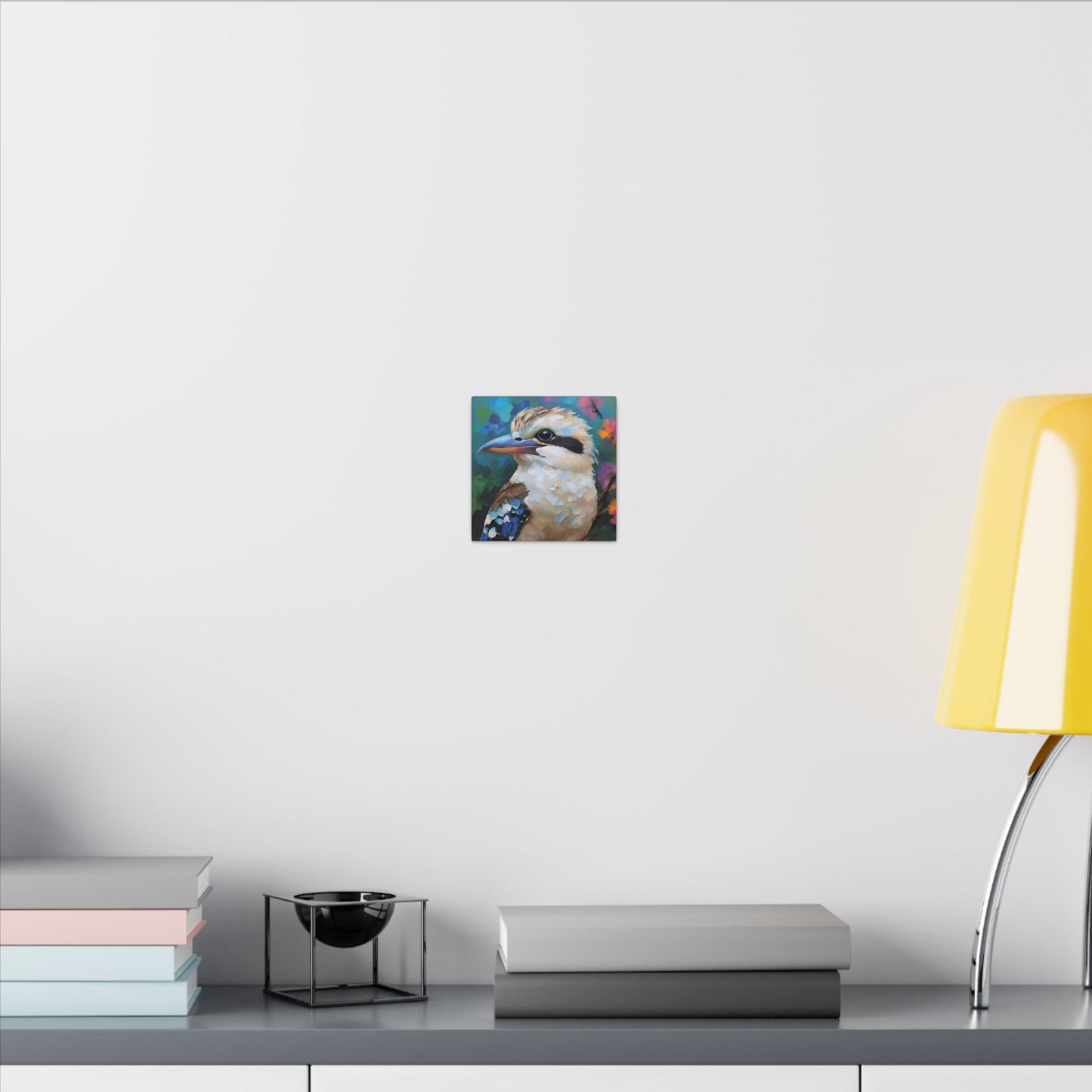 Vibrant Kookaburra Australia Bird Canvas Print, Nature Lover Gift, Wall Print, Australia Art, Bird Art