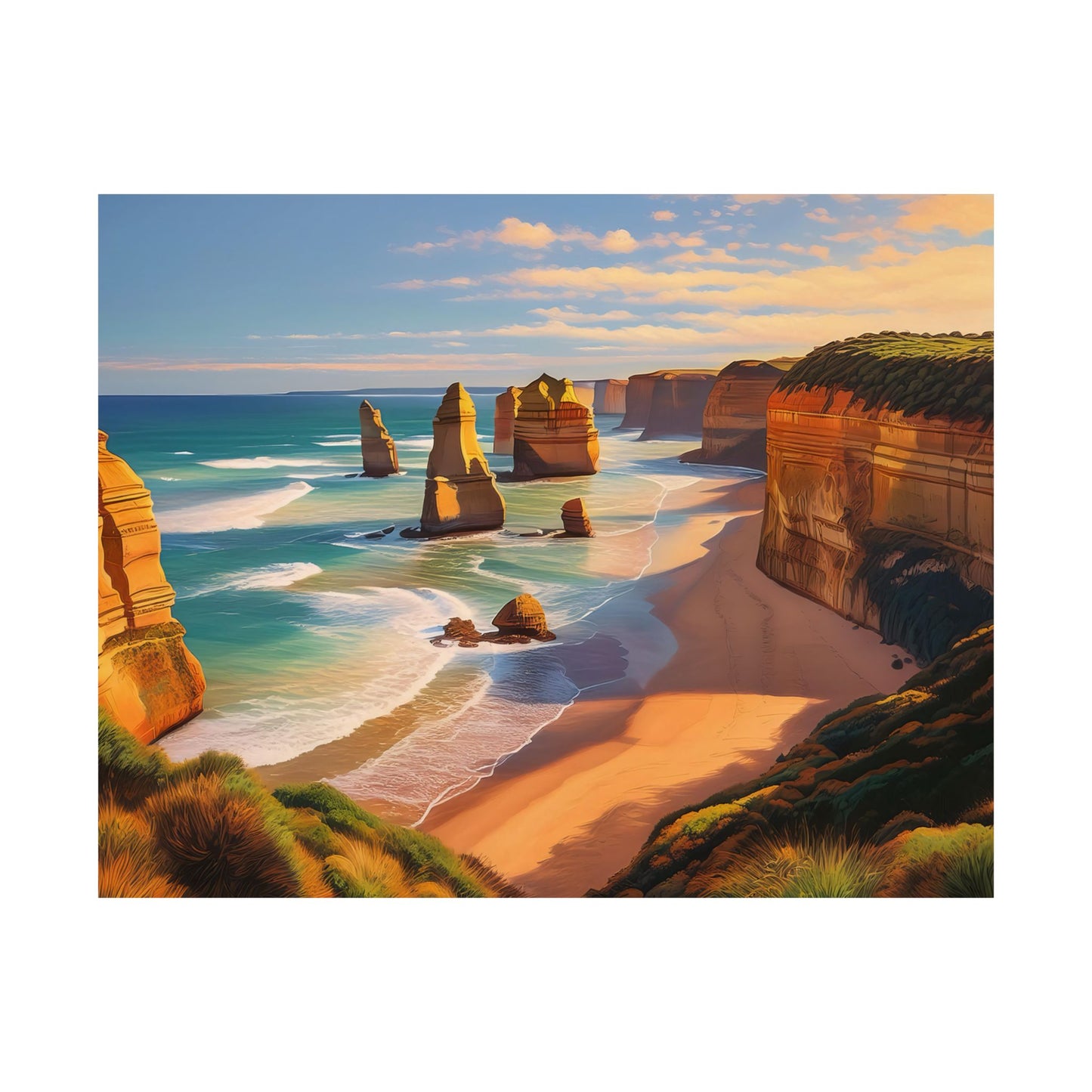 Twelve Apostles Australia Coastal Print | Style 1 | Wall Art | Wall Print