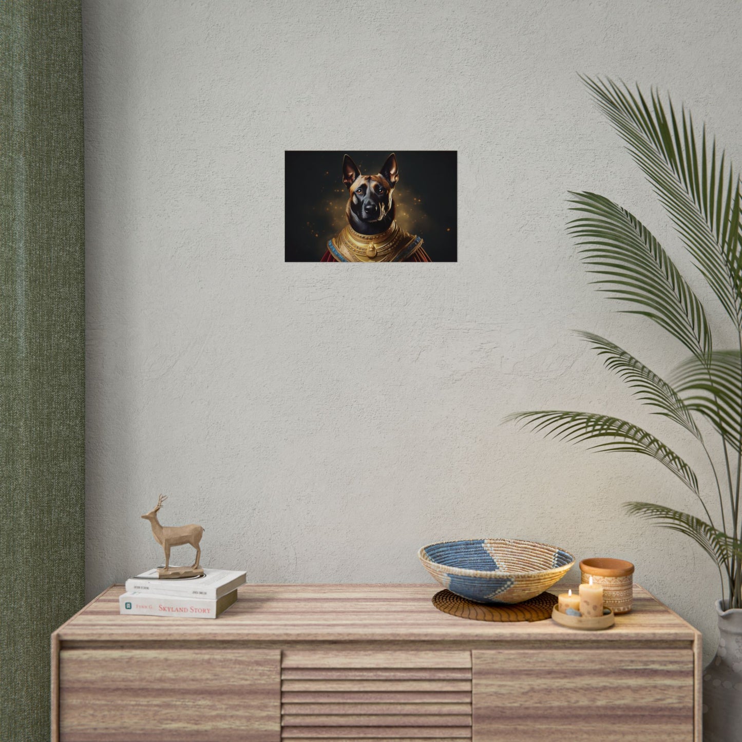 Belgian Malinois Renaissance Dog Portrait Wall Print, Art Print, Art Print, Animal Lover Home Decor, Dog Wall Art, wall art