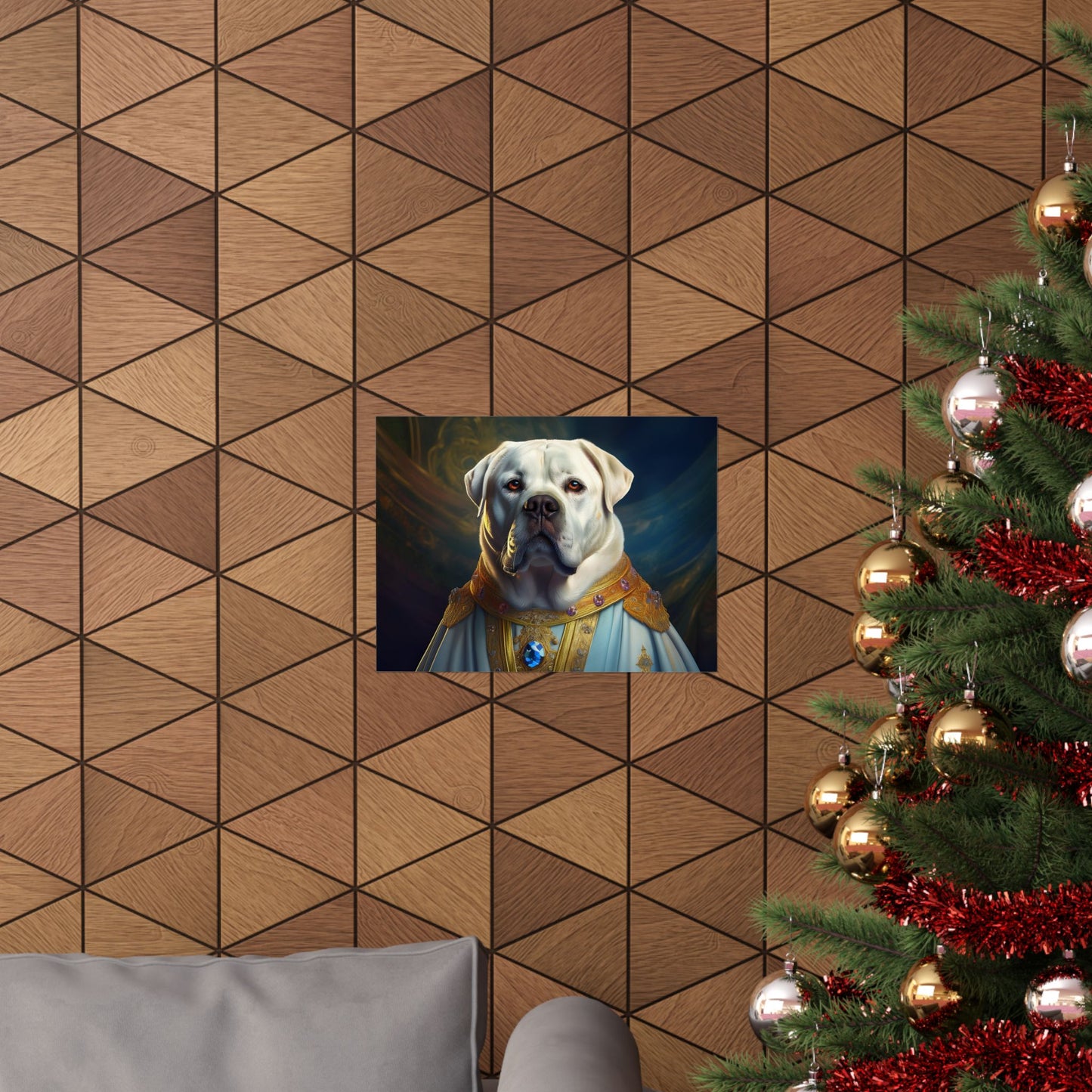 Mastiff Renaissance Pet Portrait Print, Unique Wall Art, Wall Print, Dog Art, Pet Art