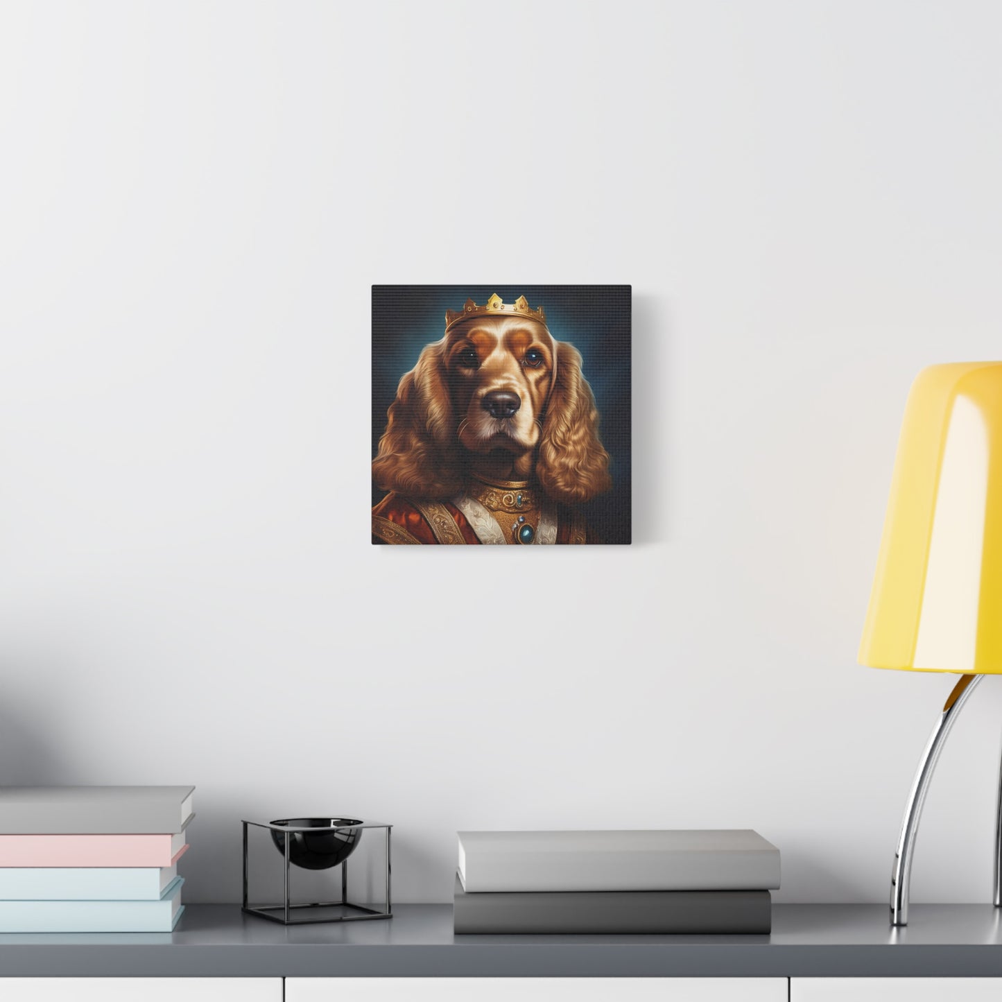 Cocker Spaniel Renaissance Pet Portrait on Canvas | Wall art | wall print