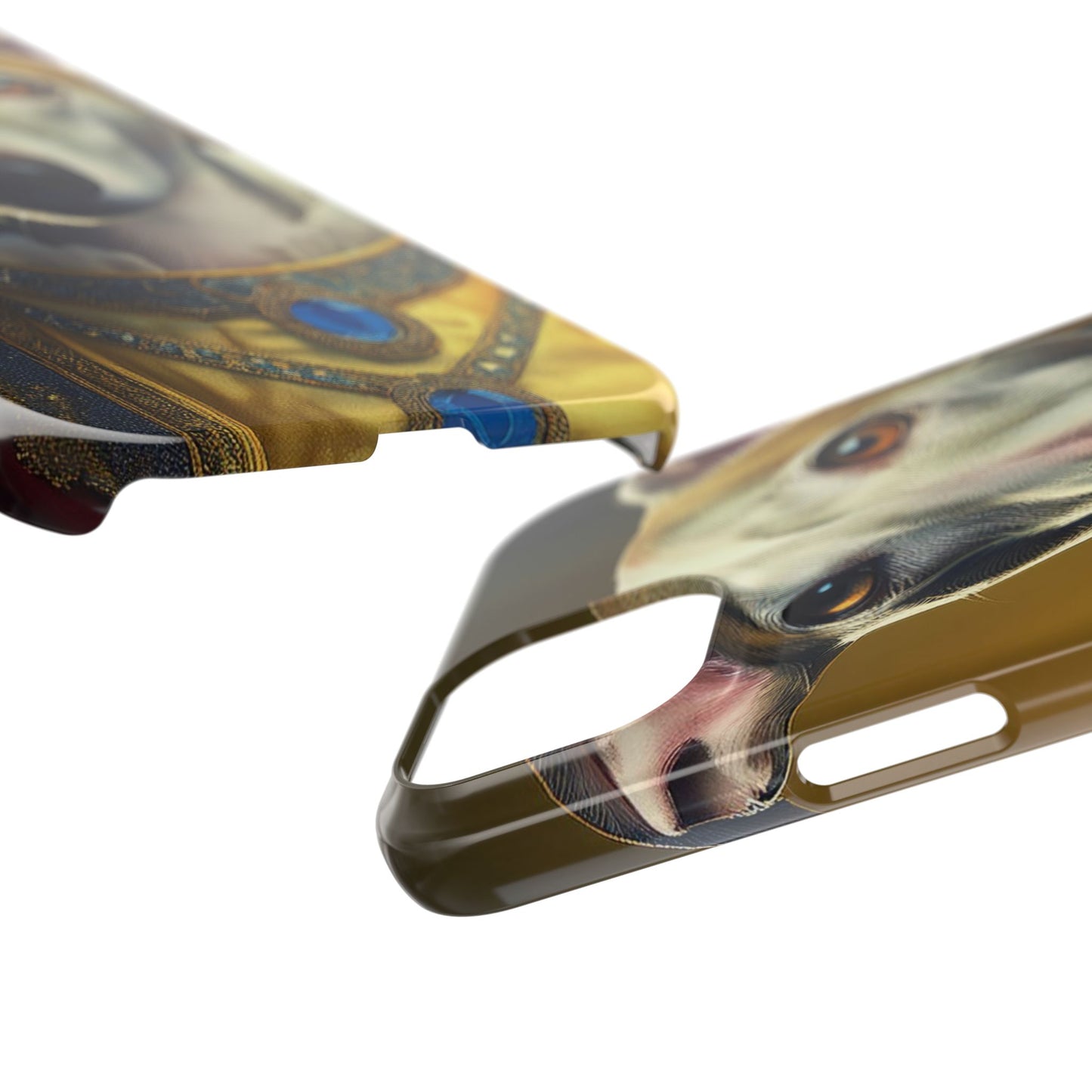 Whippet Renaissance Dog Portrait Slim Phone Case