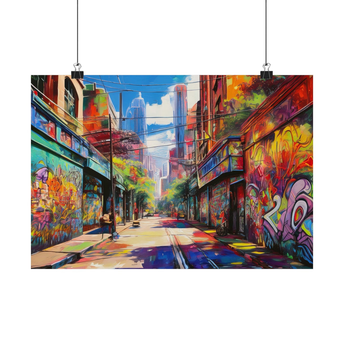 Melbourne Street Graffiti Australia Print | Style 2 | Wall Art | Wall Print