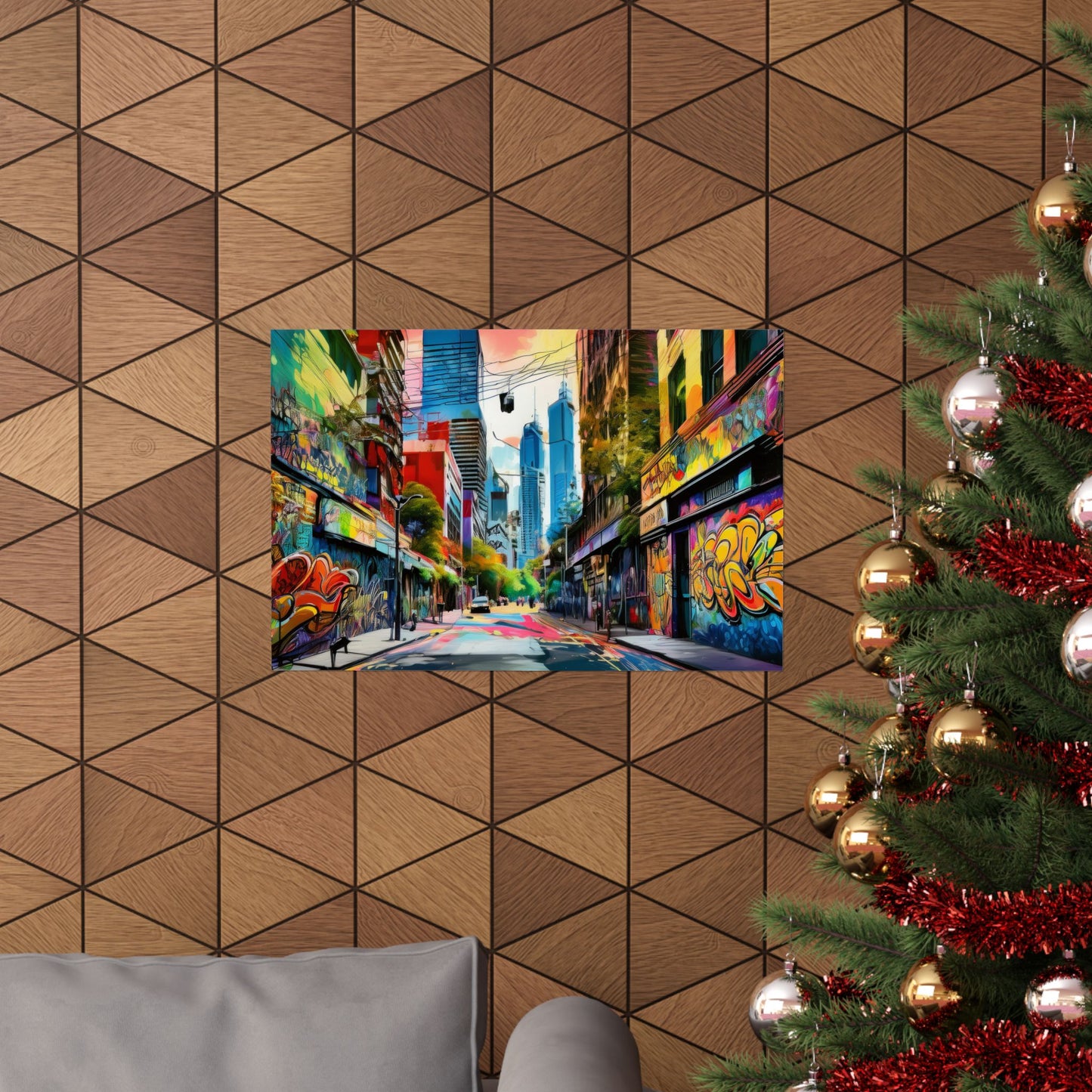 Melbourne Street Graffiti Australia Print | Style 1 | Wall Art | Wall Print