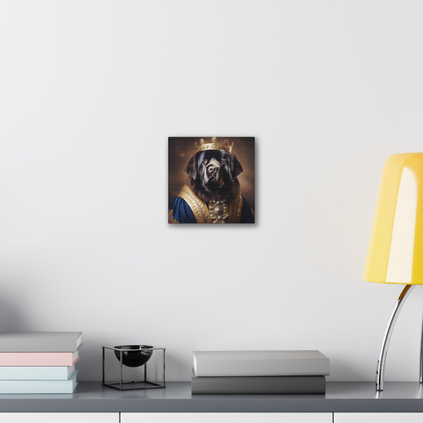 Newfoundland Renaissance Pet Portrait on Canvas | wall art | wall print