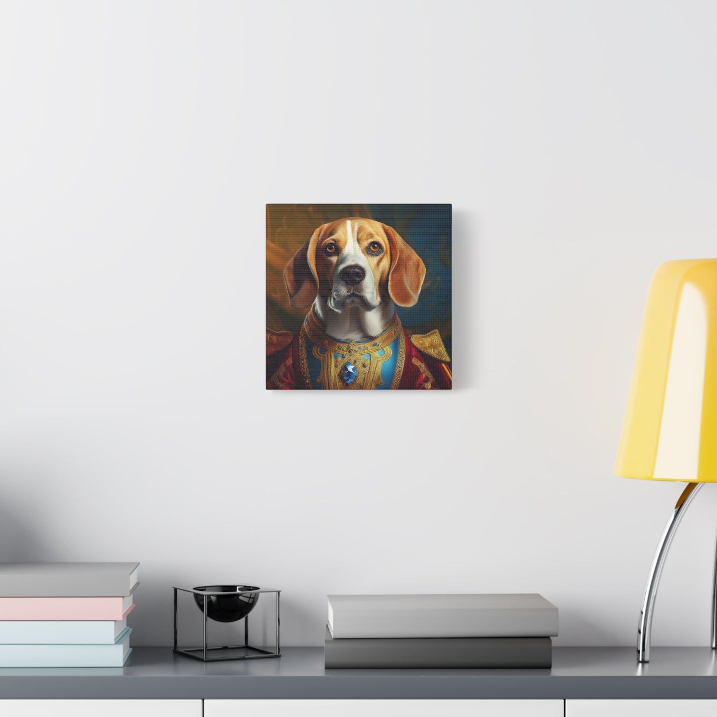 Beagle Renaissance Pet Dog Portrait - Canvas, wall art, wall print, dog portrait, dog art