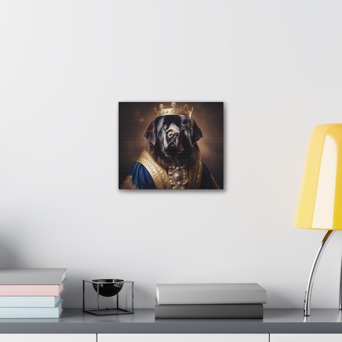 Newfoundland Renaissance Pet Portrait on Canvas | wall art | wall print