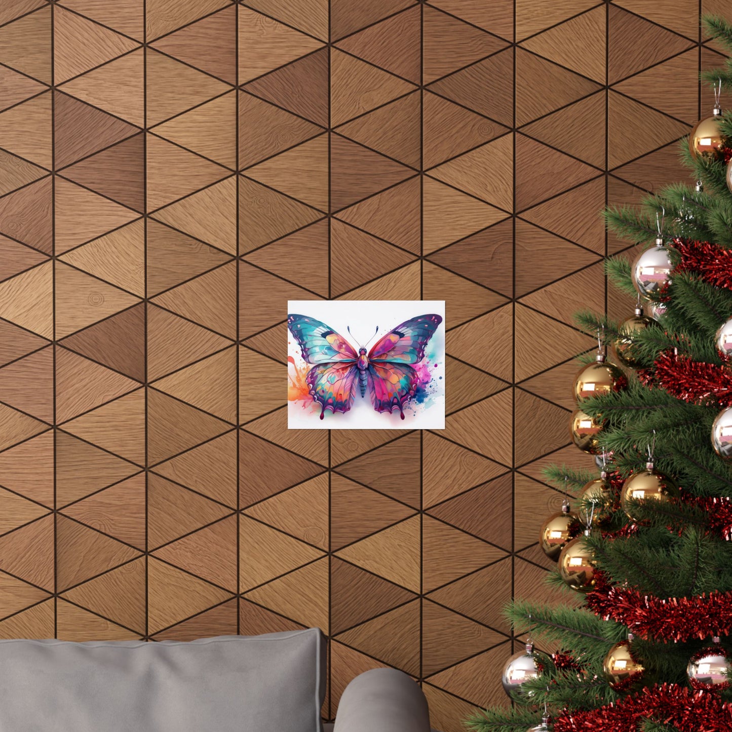 Colorful Butterfly Alcohol Ink Wall Art | Butterfly wall art | Wall Art | Wall Print