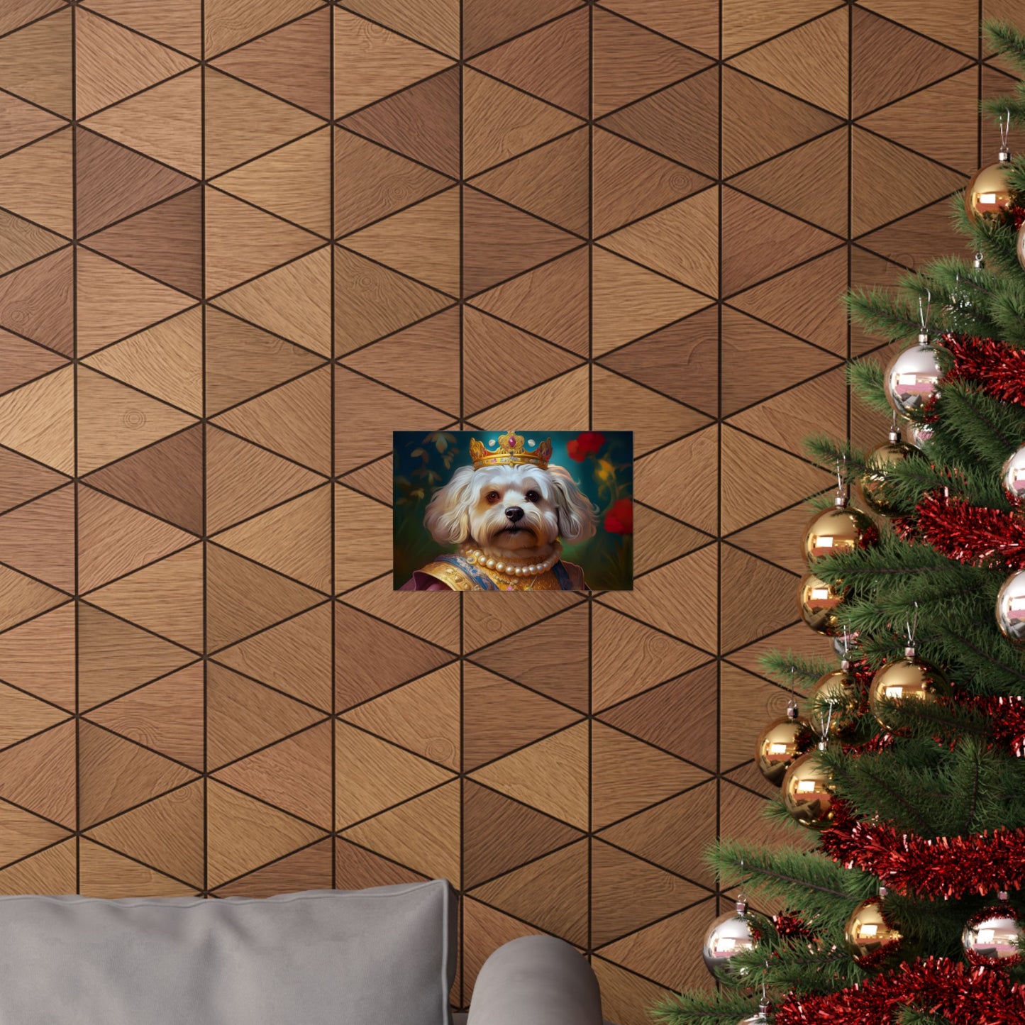 Havanese Dog Renaissance Pet Portrait Print, Wall print, wall art, Animal Lover Home Decor, Dog Wall Art