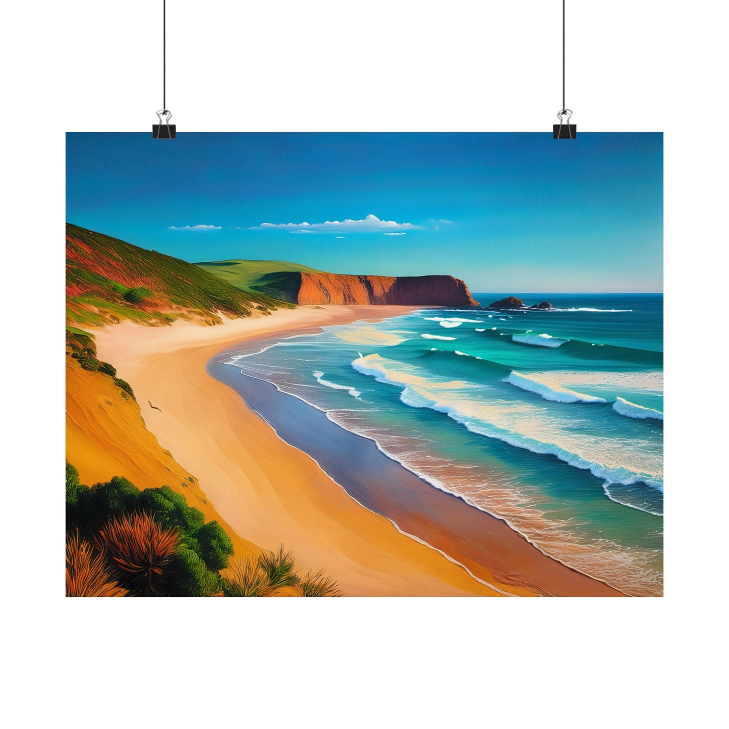 Bells Beach Australia Coastal Print | Style 1 | Wall Art | Wall Print